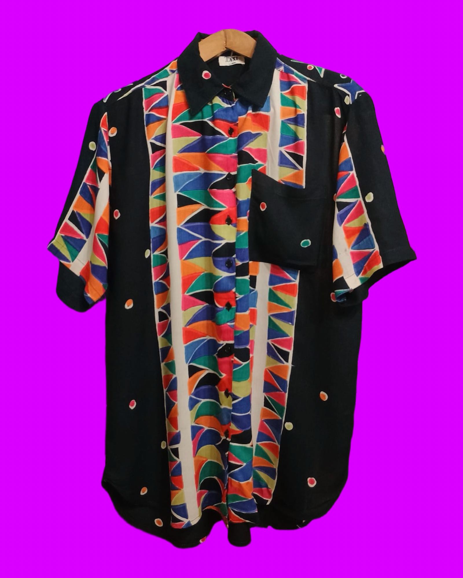 Vintage Multicolor Fantasy 90's Shirt Unisex Size M