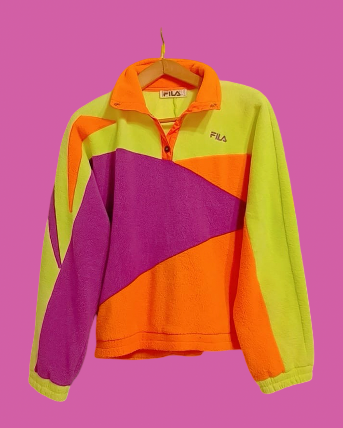 Vintage Multicolor Fantasy 90's Fila Fleece Unisex Size M