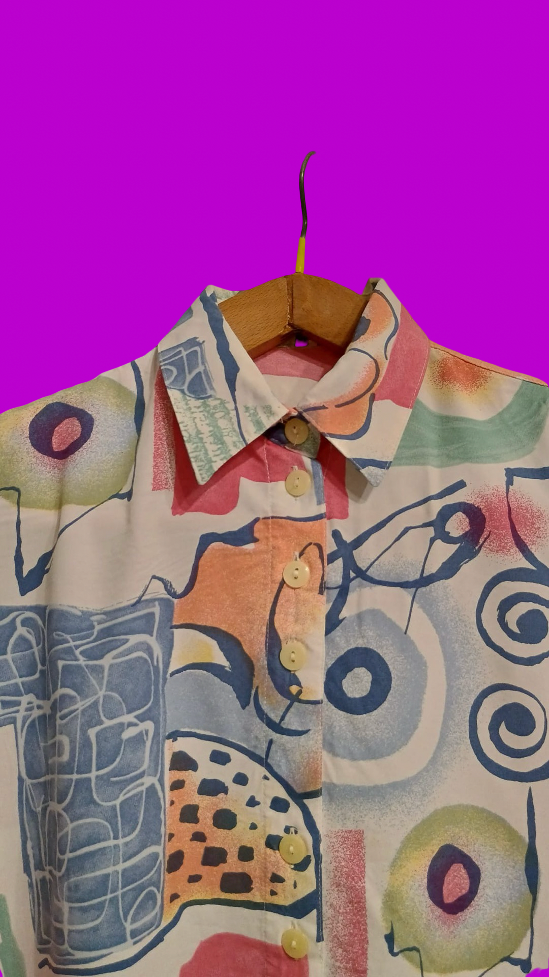 Vintage Multicolor Fantasy 90's Shirt Unisex Size M