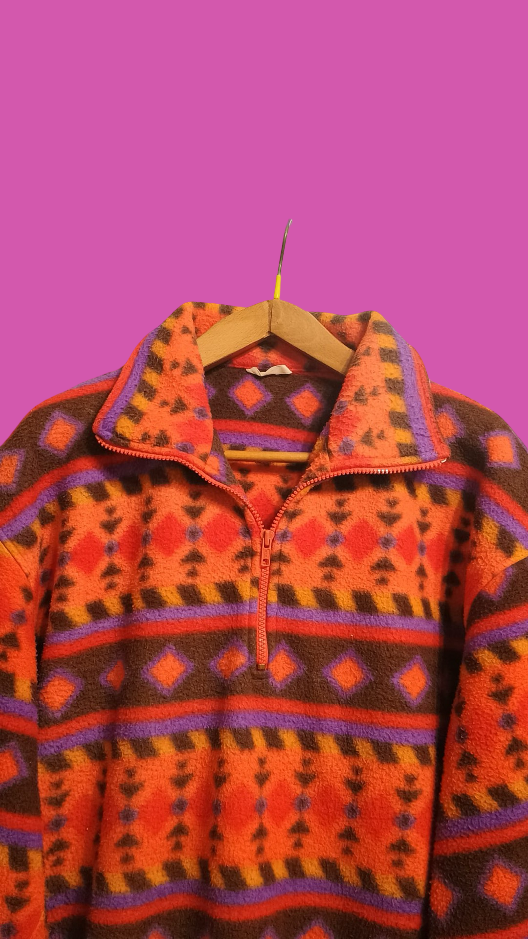 Vintage Multicolor Fantasy 90's Fleece Unisex Size XL
