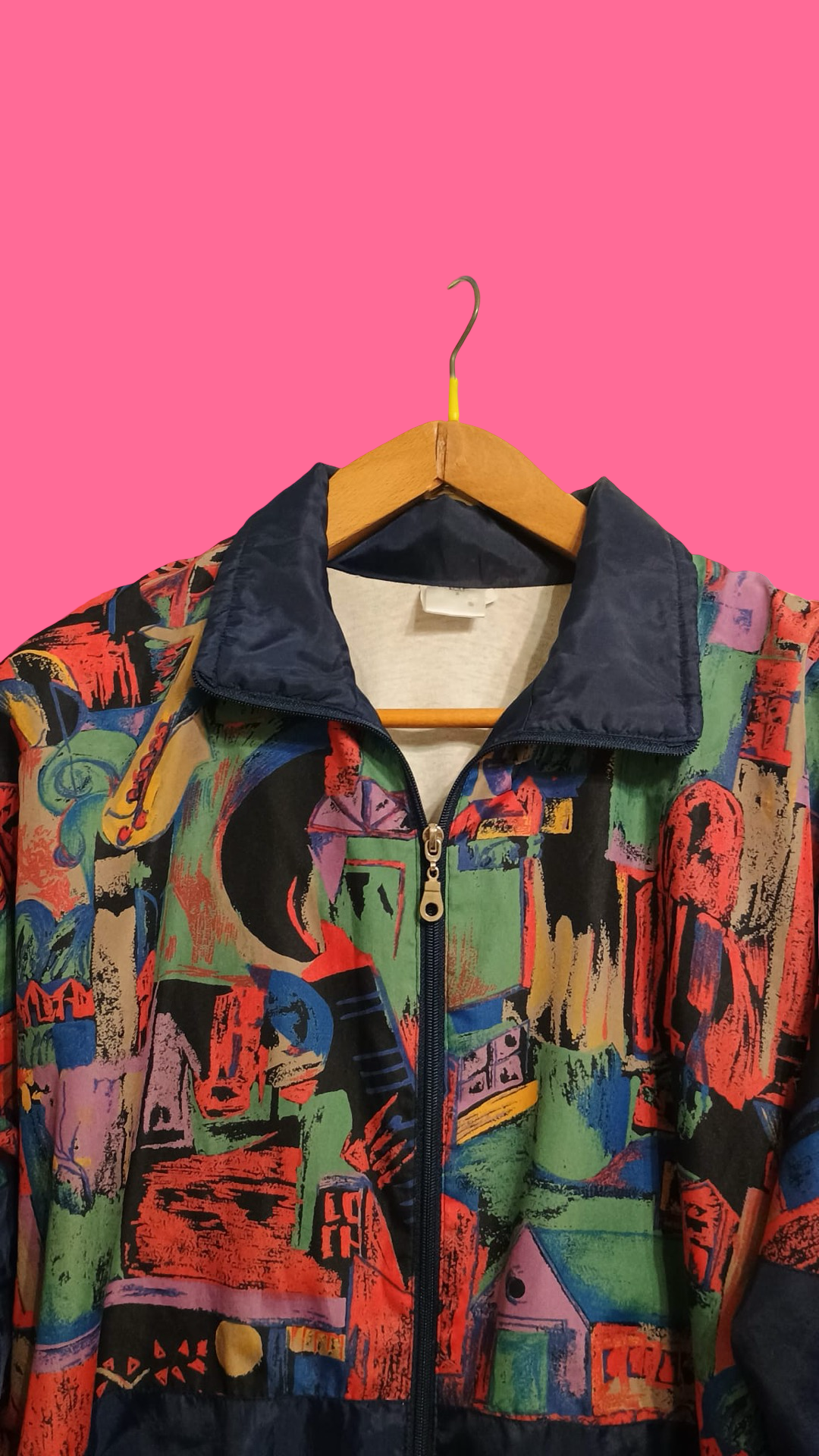 Vintage Multicolor Fantasy 90's Windbreaker Unisex Size L