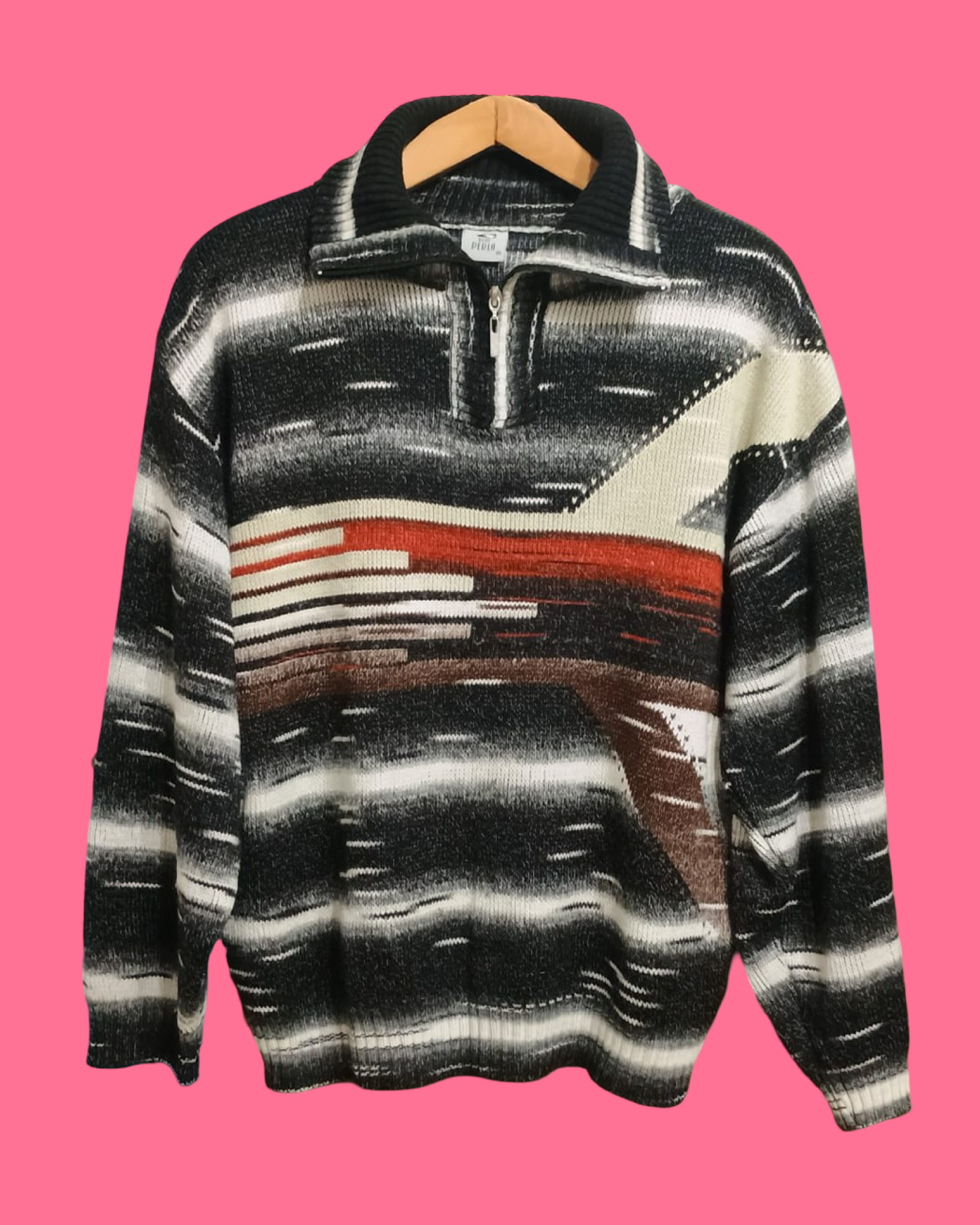 Vintage Multicolor Fantasy 90's Sweater Unisex Size L