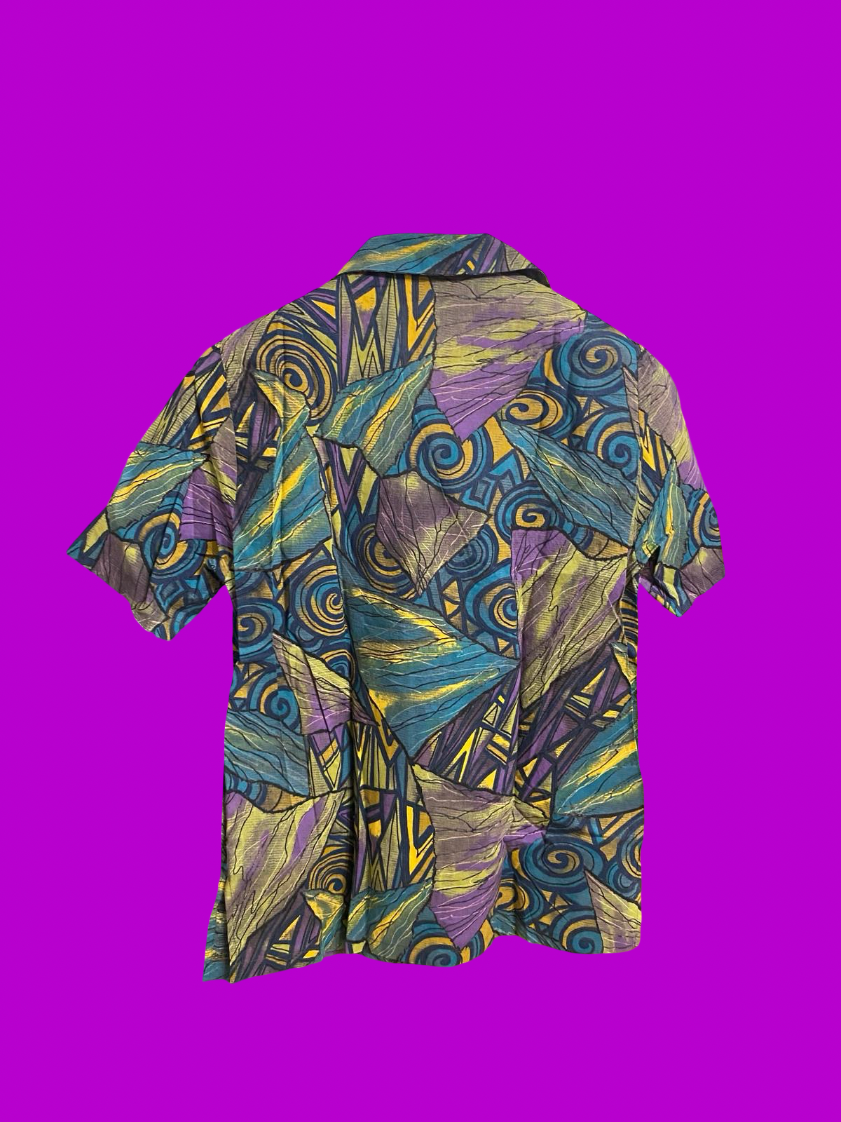 Vintage Multicolor Fantasy 90's Shirt Woman Size L