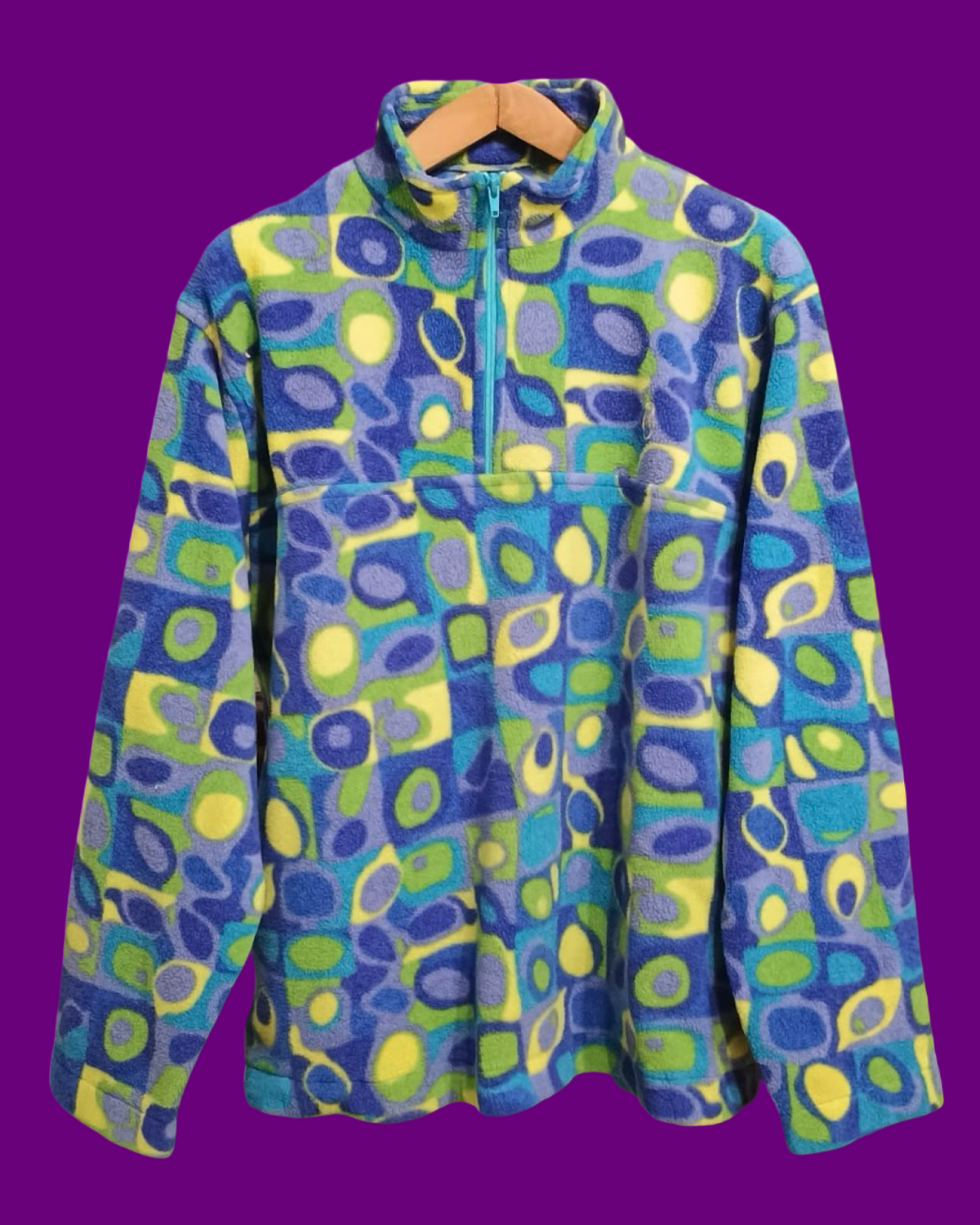 Vintage Multicolor Fantasy 90's Fleece Woman Size S