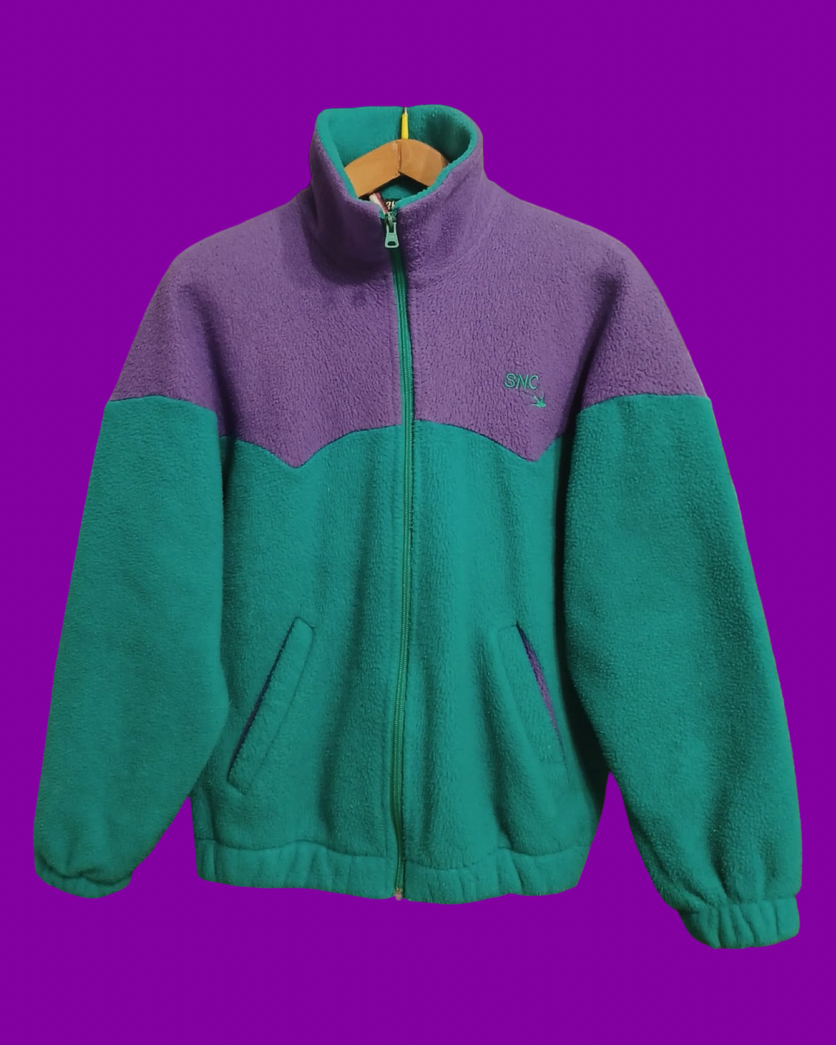 Vintage Multicolor Fantasy 90's Rare Fleece Unisex Size M