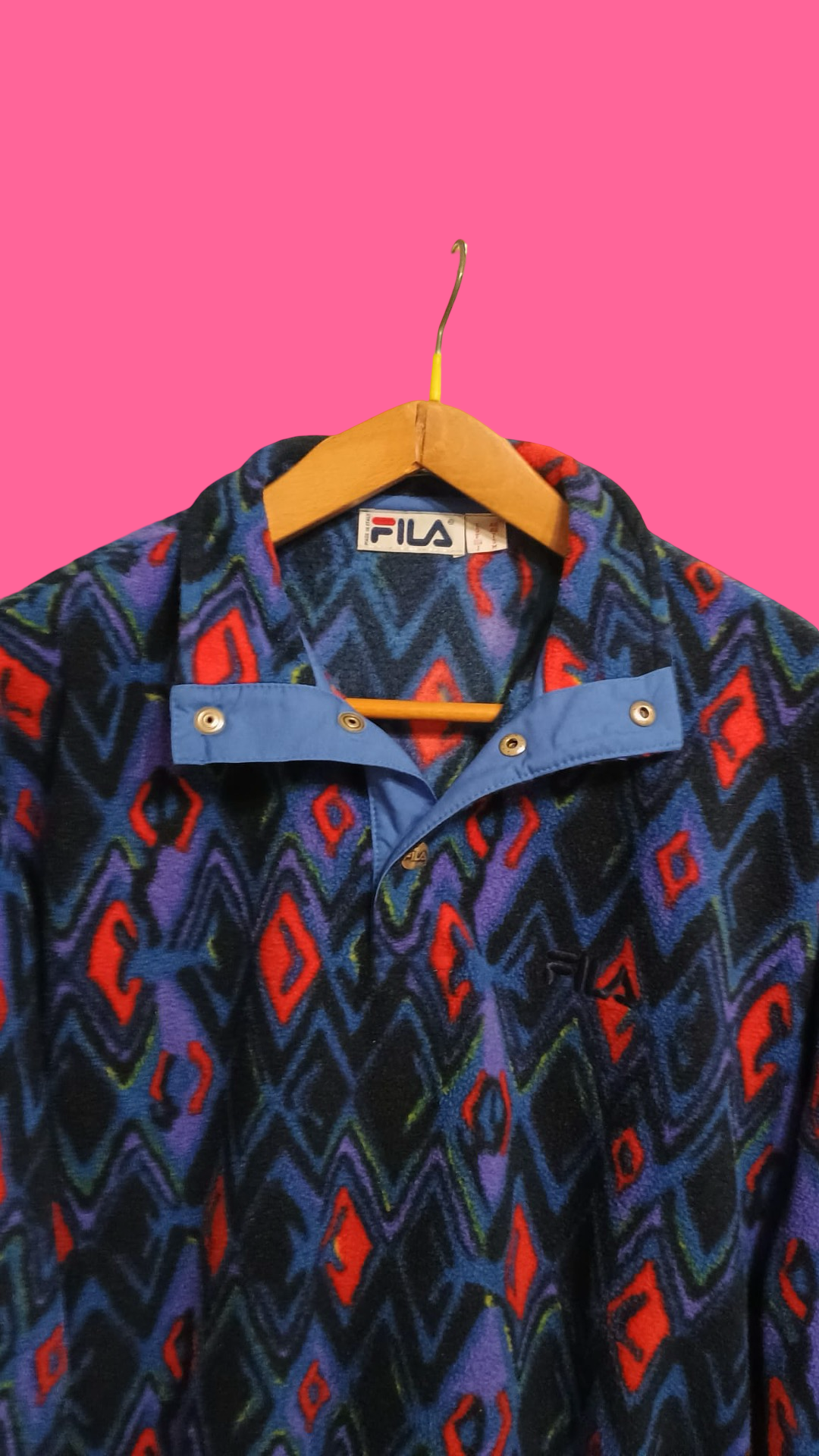 Vintage Multicolor Fantasy 90's Fila Fleece Unisex Size M