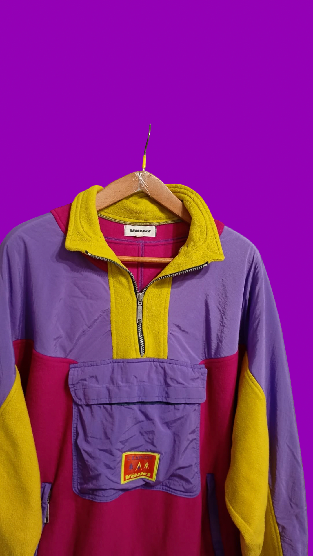 Vintage Multicolor Fantasy 90's Rare Fleece Unisex Size XL