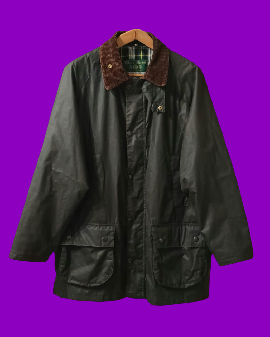 Vintage Green 90's Spring Harrington Jacket Unisex Size L