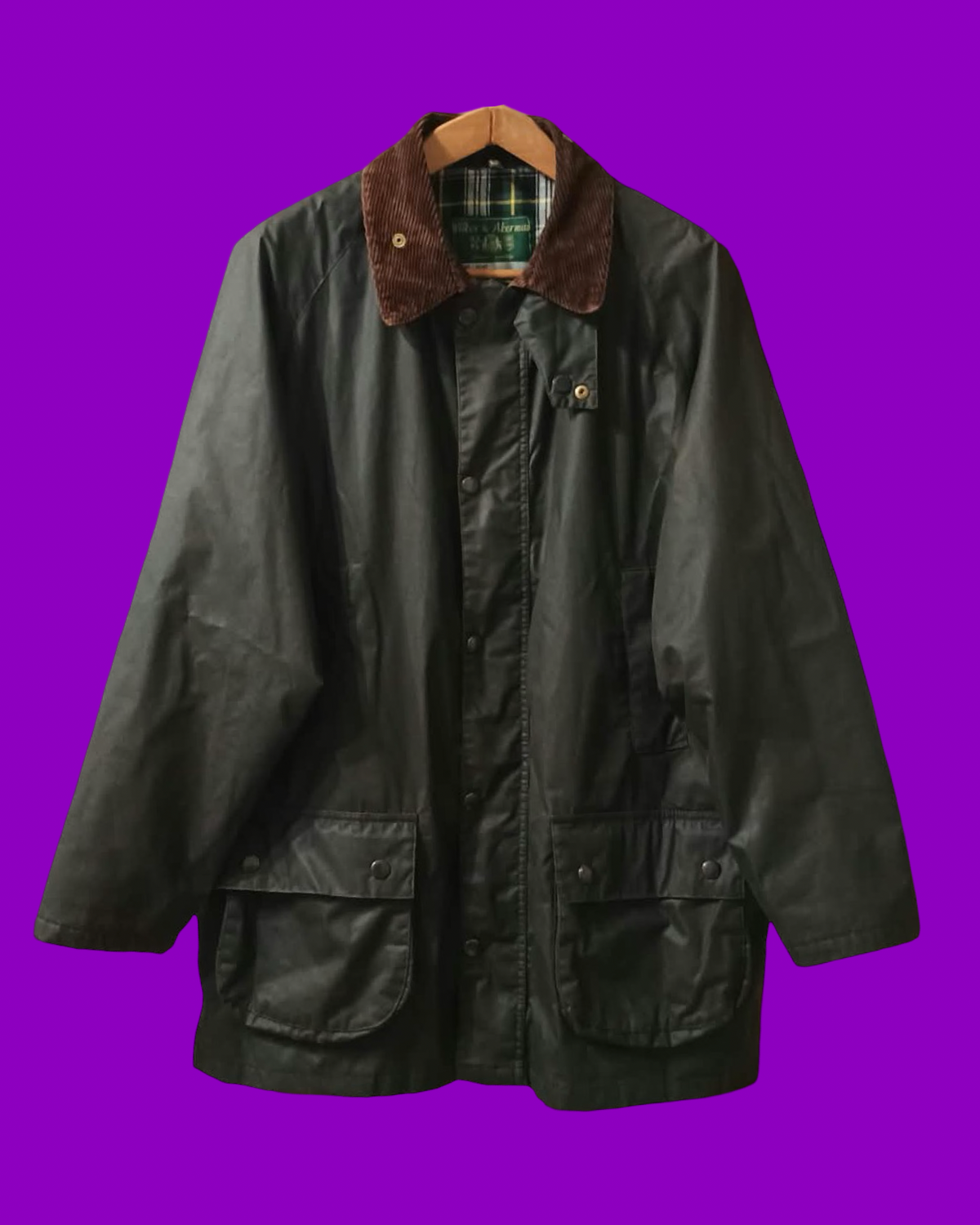 Vintage Green 90's Spring Harrington Jacket Unisex Size L
