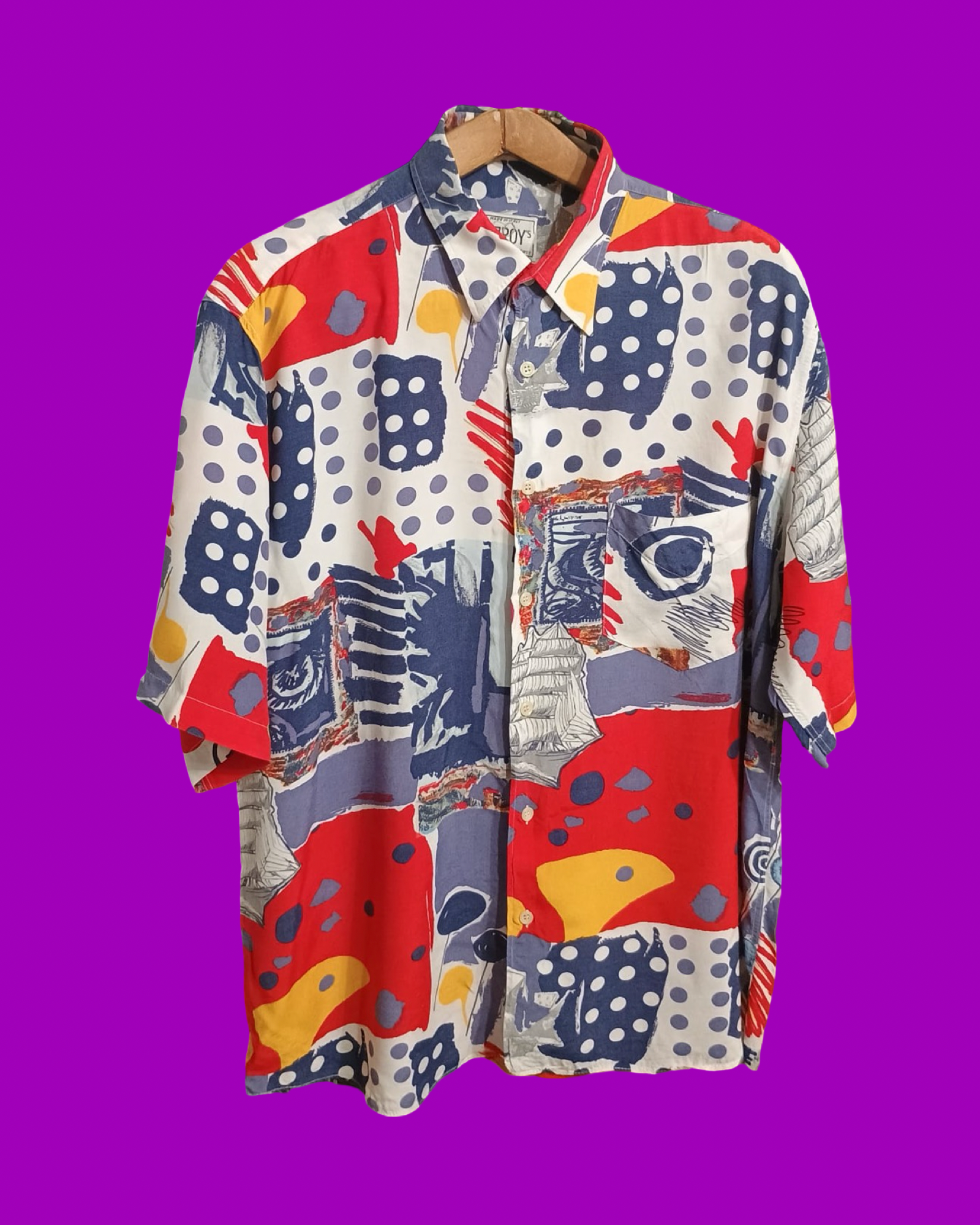 Vintage Multicolor Fantasy 90's Shirt Unisex Size XL