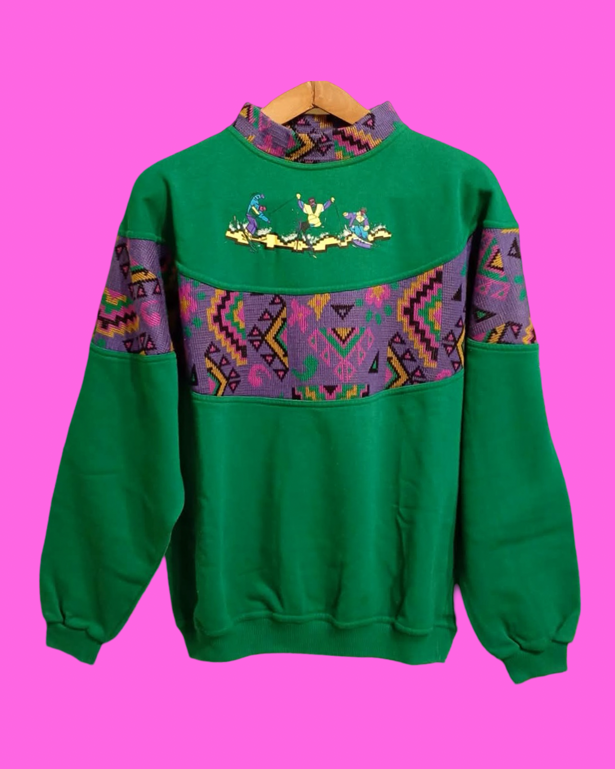 Vintage Multicolor Fantasy 90's Sweatshirt Unisex Size M