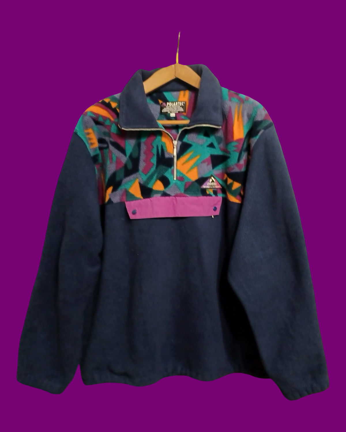 Vintage Multicolor Fantasy 90's Rare Aesse Fleece Unisex Size XXL