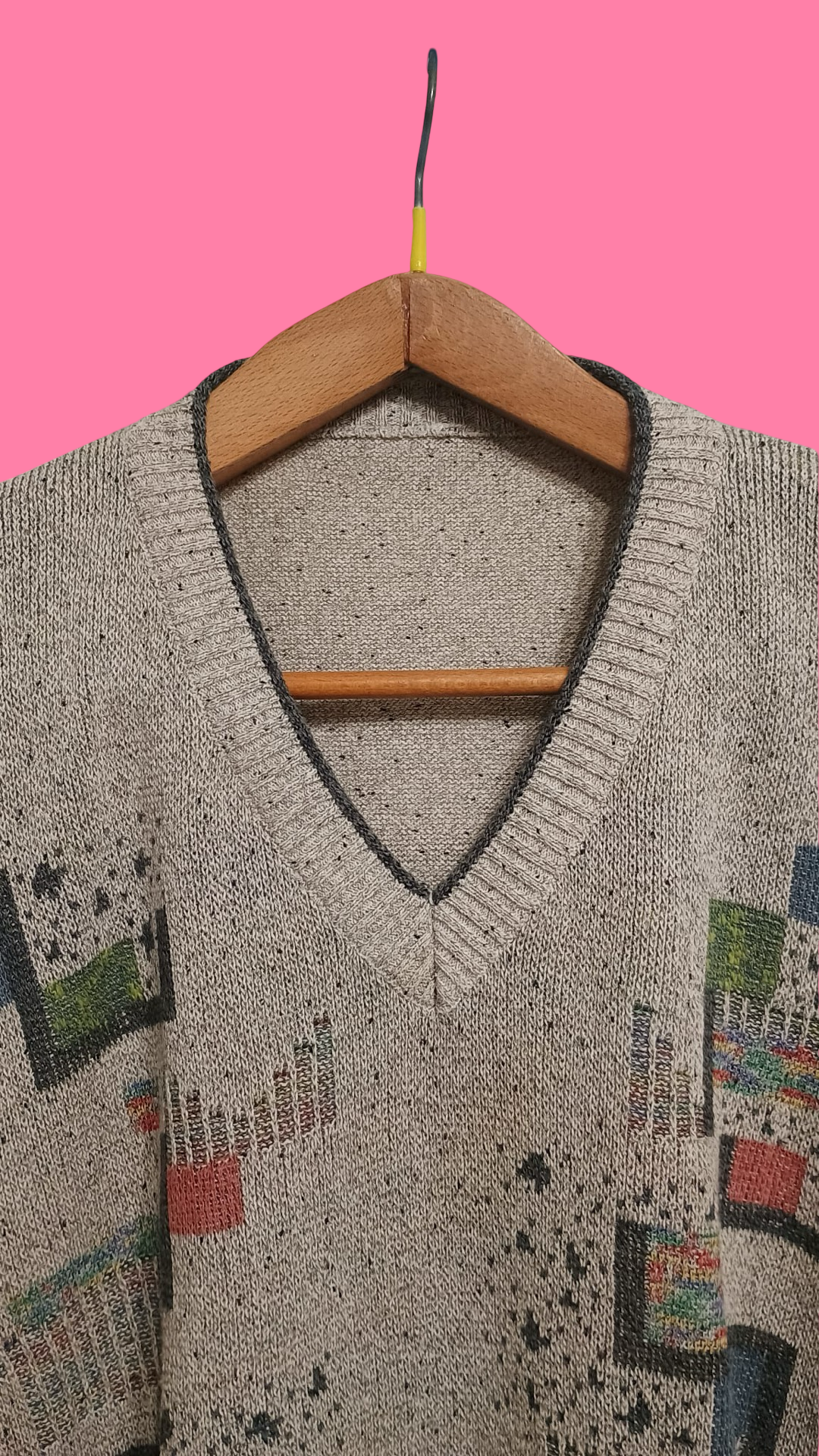 Vintage Multicolor Fantasy 90's Sweater Unisex Size M