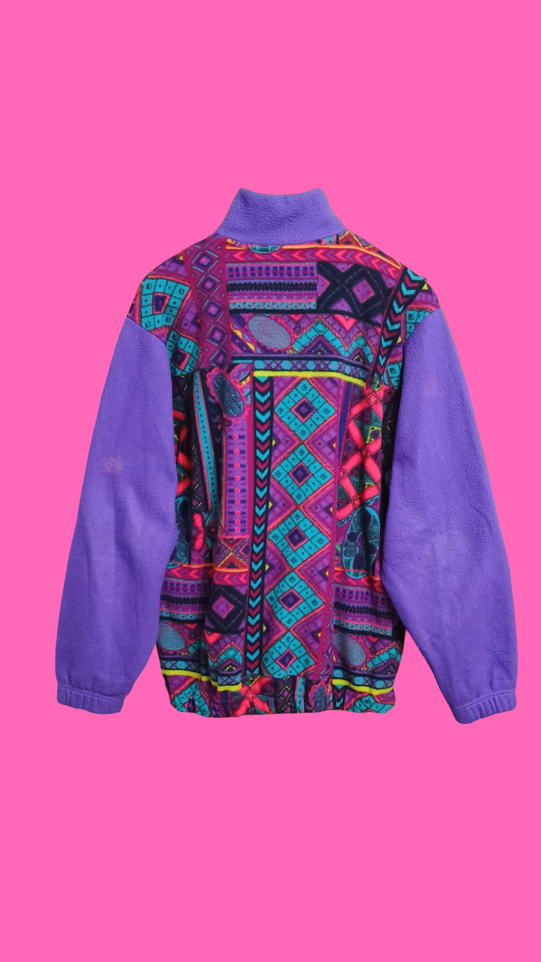Vintage Multicolor Fantasy 90's Fleece Unisex Size M