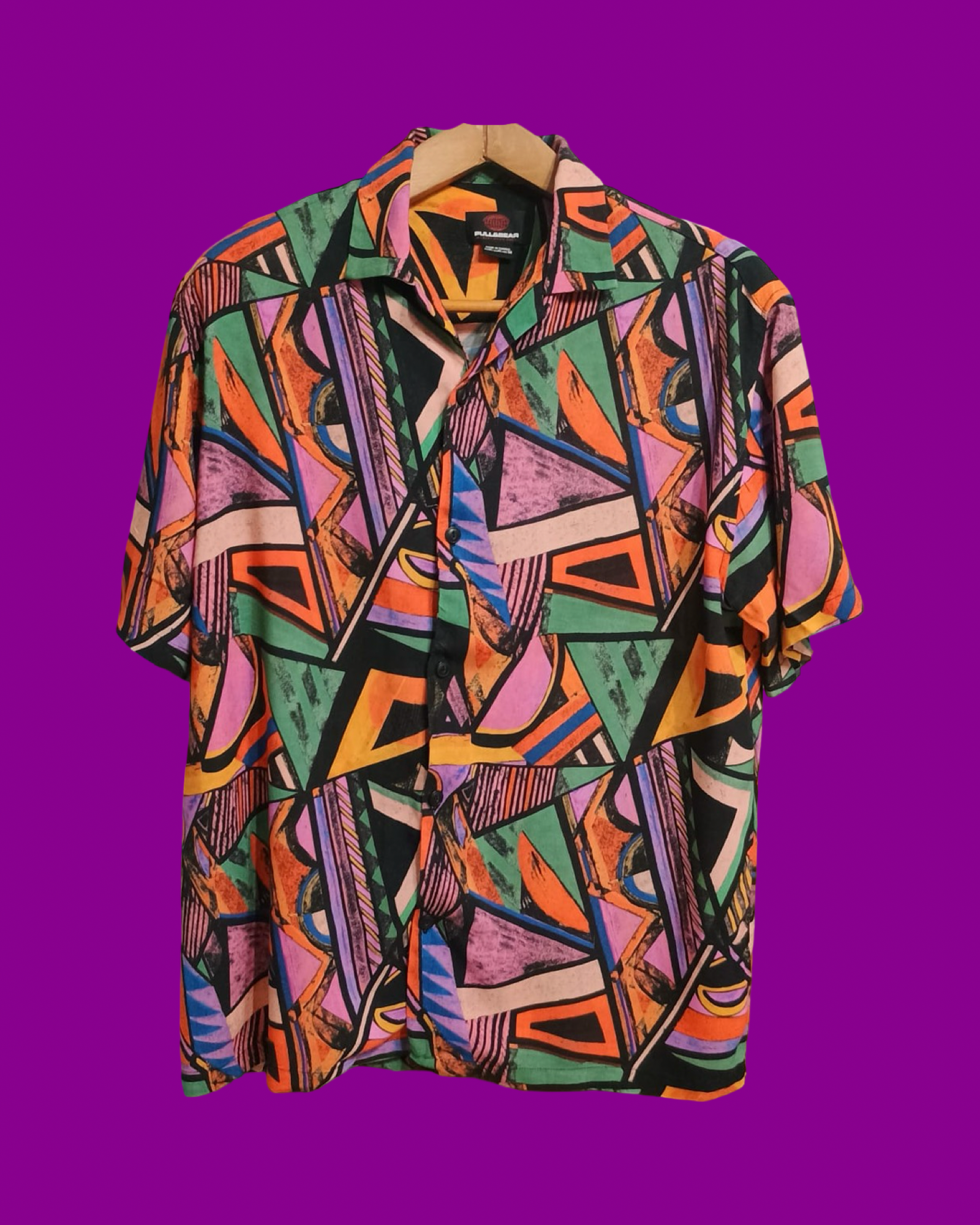 Vintage Style Multicolor Fantasy Shirt Unisex Size L