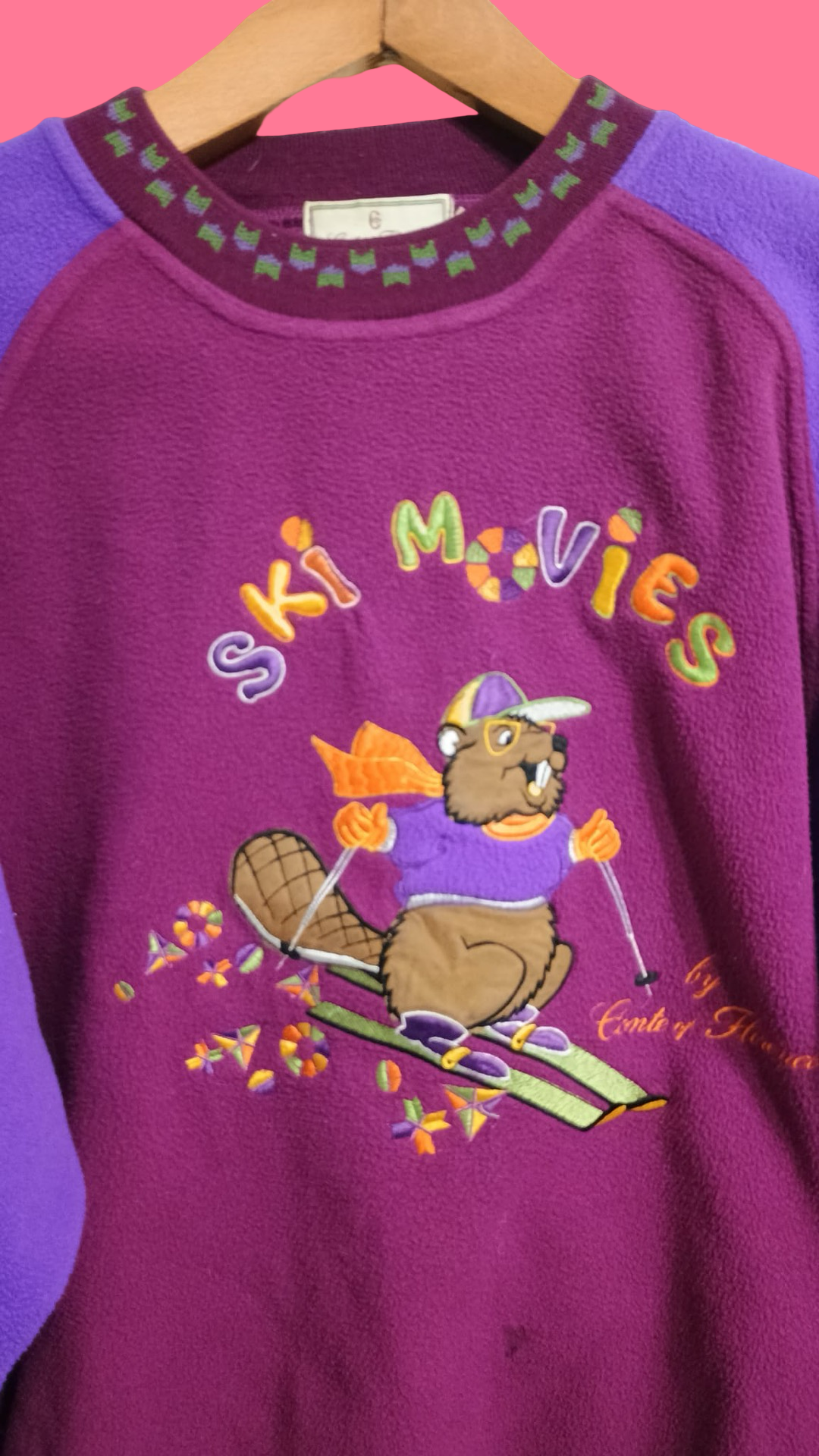 Vintage Multicolor Fantasy 90's Sweatshirt Unisex Size L