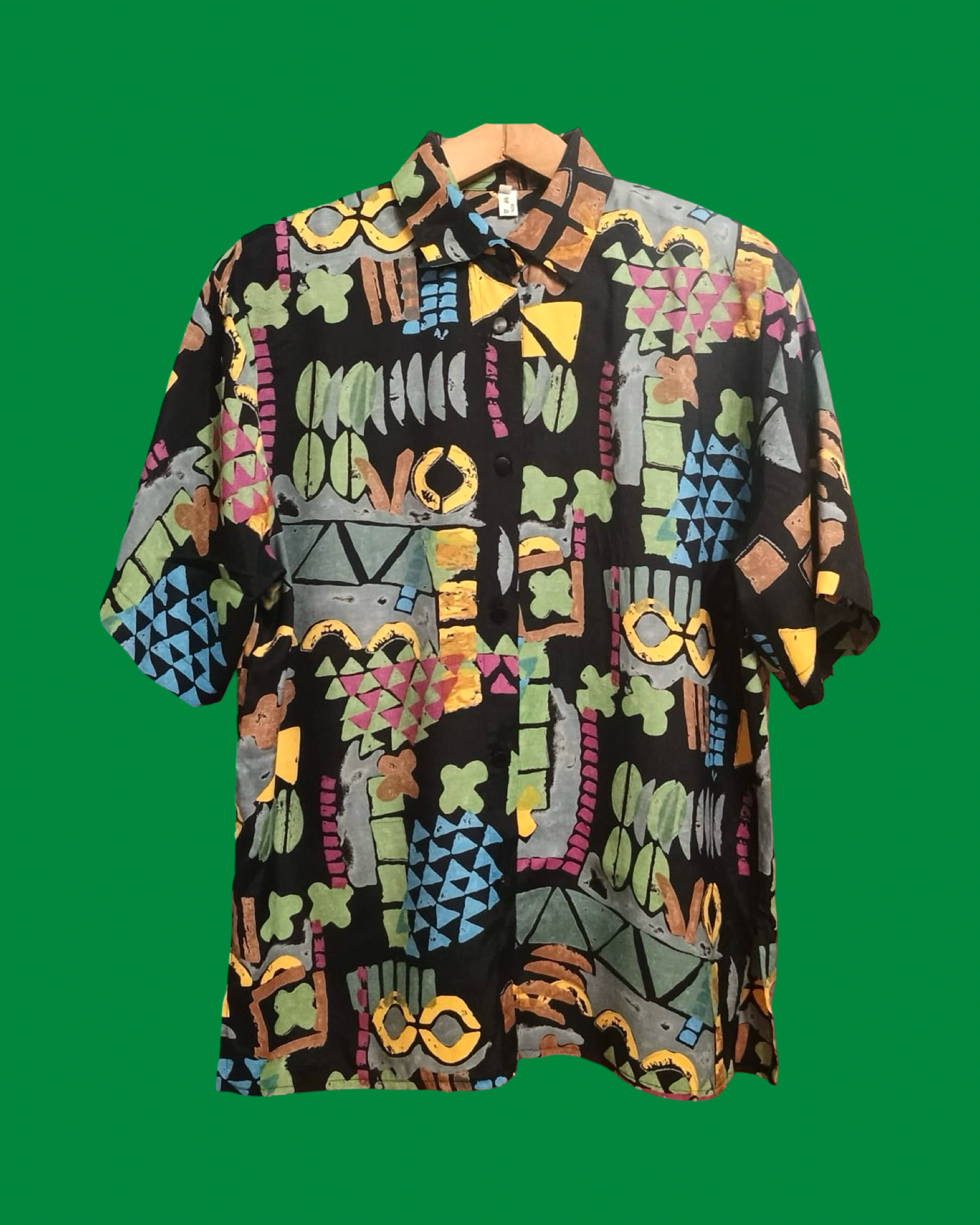 Vintage Multicolor Fantasy 90's Shirt Woman Size M