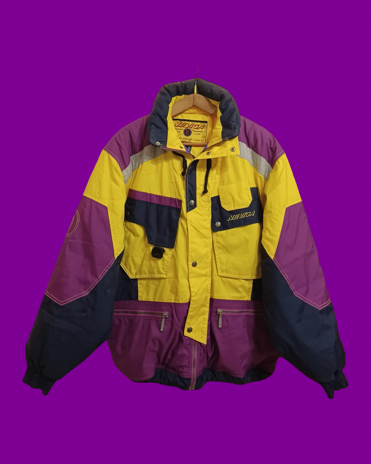 Vintage Multicolor Fantasy 90's Snow Jacket Unisex Size L