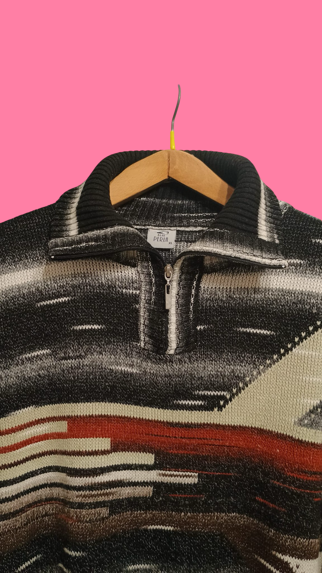Vintage Multicolor Fantasy 90's Sweater Unisex Size L