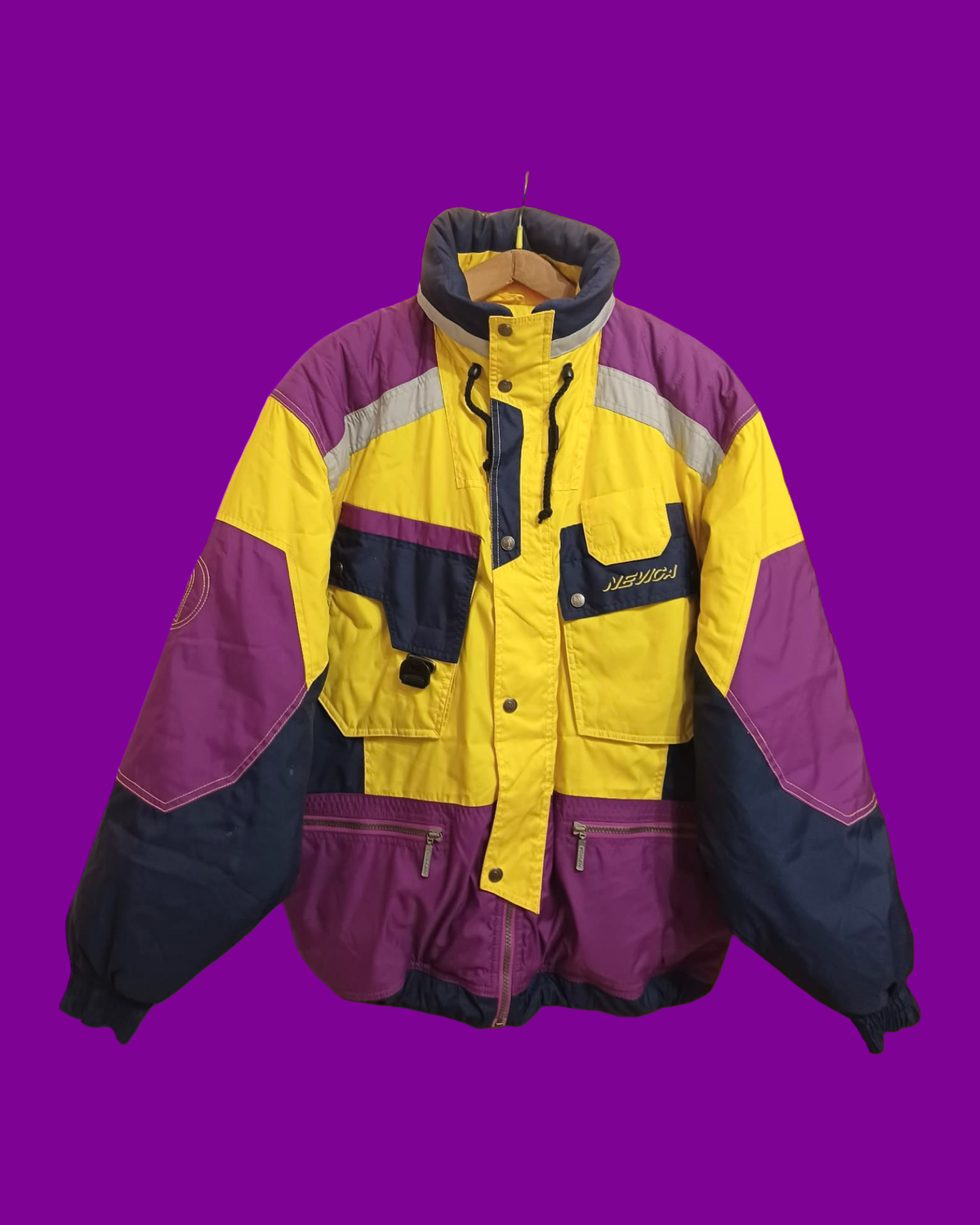 Vintage Multicolor Fantasy 90's Snow Jacket Unisex Size L