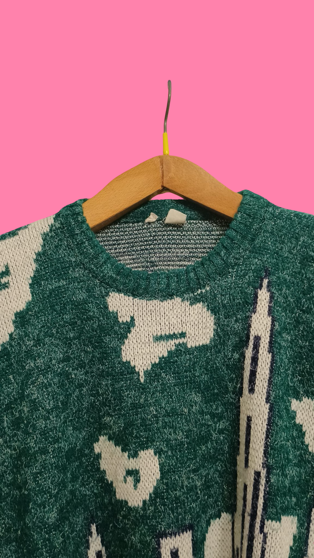 Vintage Multicolor Fantasy 90's Sweater Unisex Size L