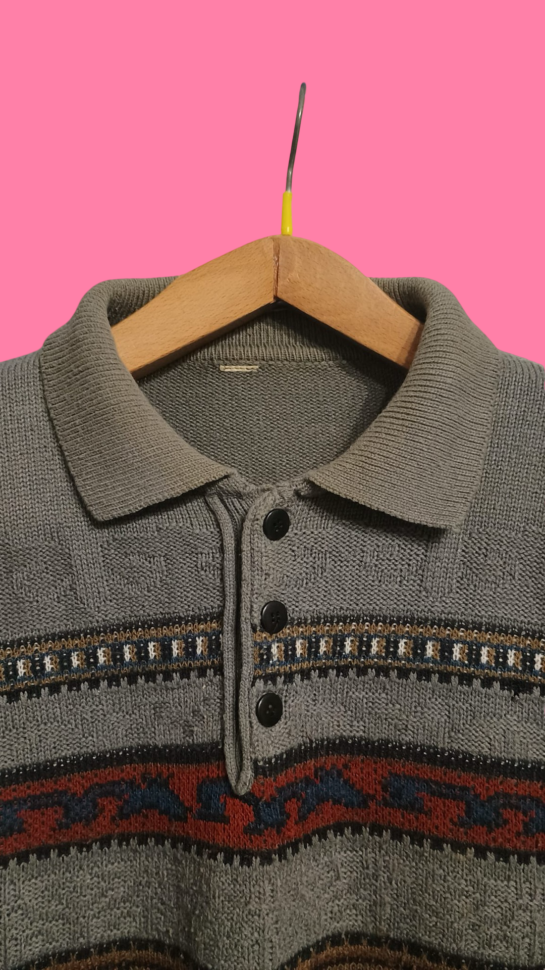 Vintage Multicolor Fantasy 90's Sweater Unisex Size M