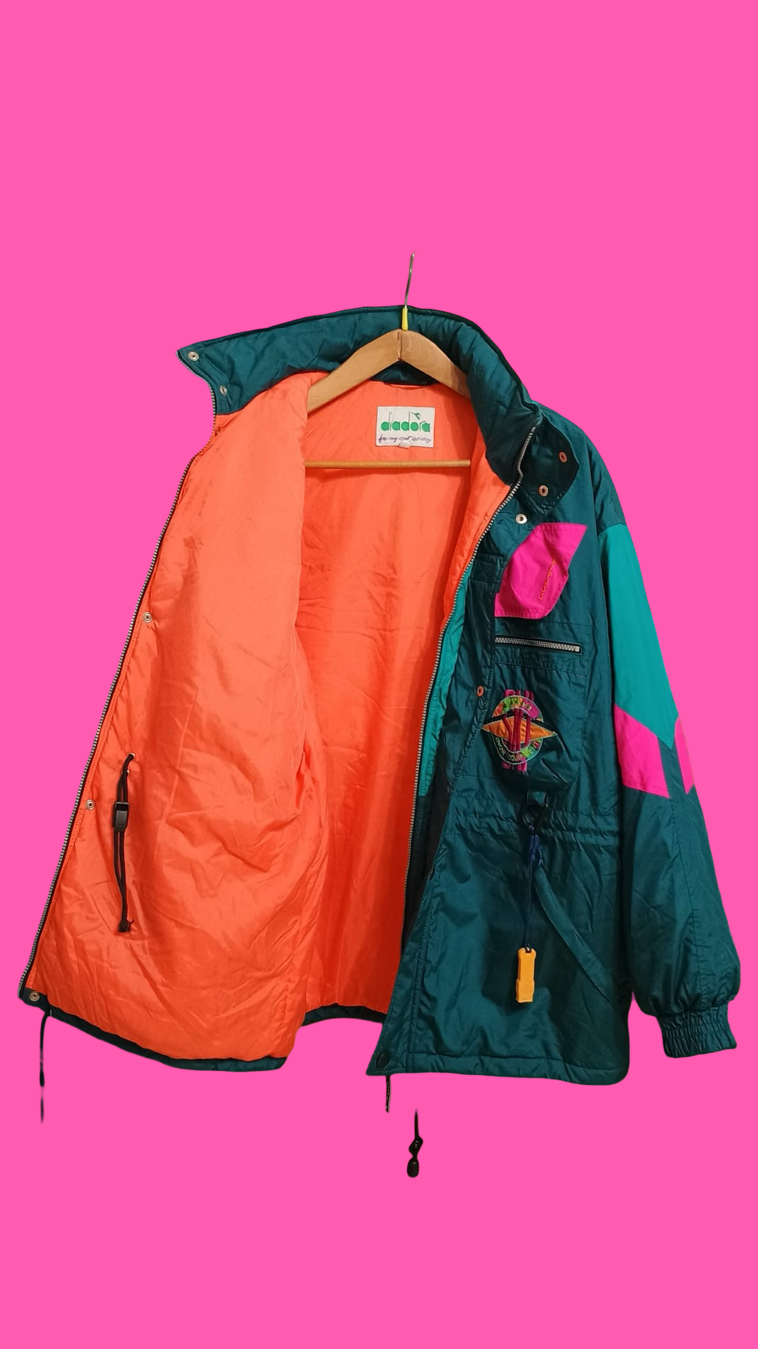 Vintage Multicolor Fantasy 90's Snow Jacket Unisex Size XL