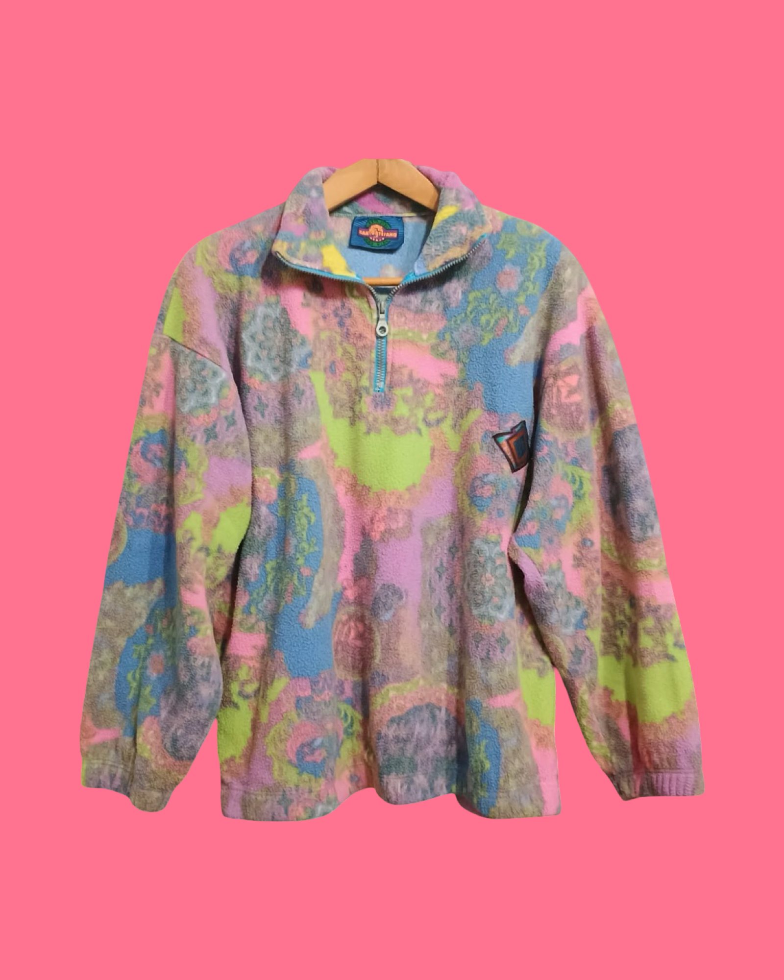 Vintage Multicolor Fantasy 90's Sweatshirt Unisex Size M