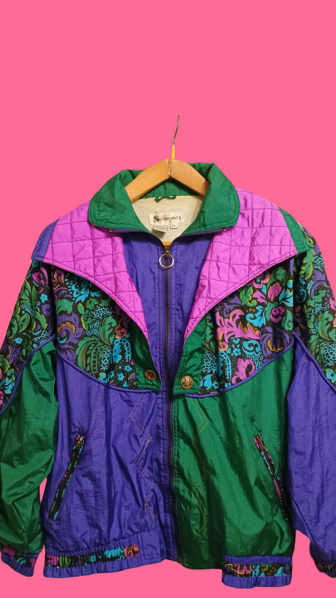 Vintage Multicolor Fantasy 90's Windbreaker Unisex Size L