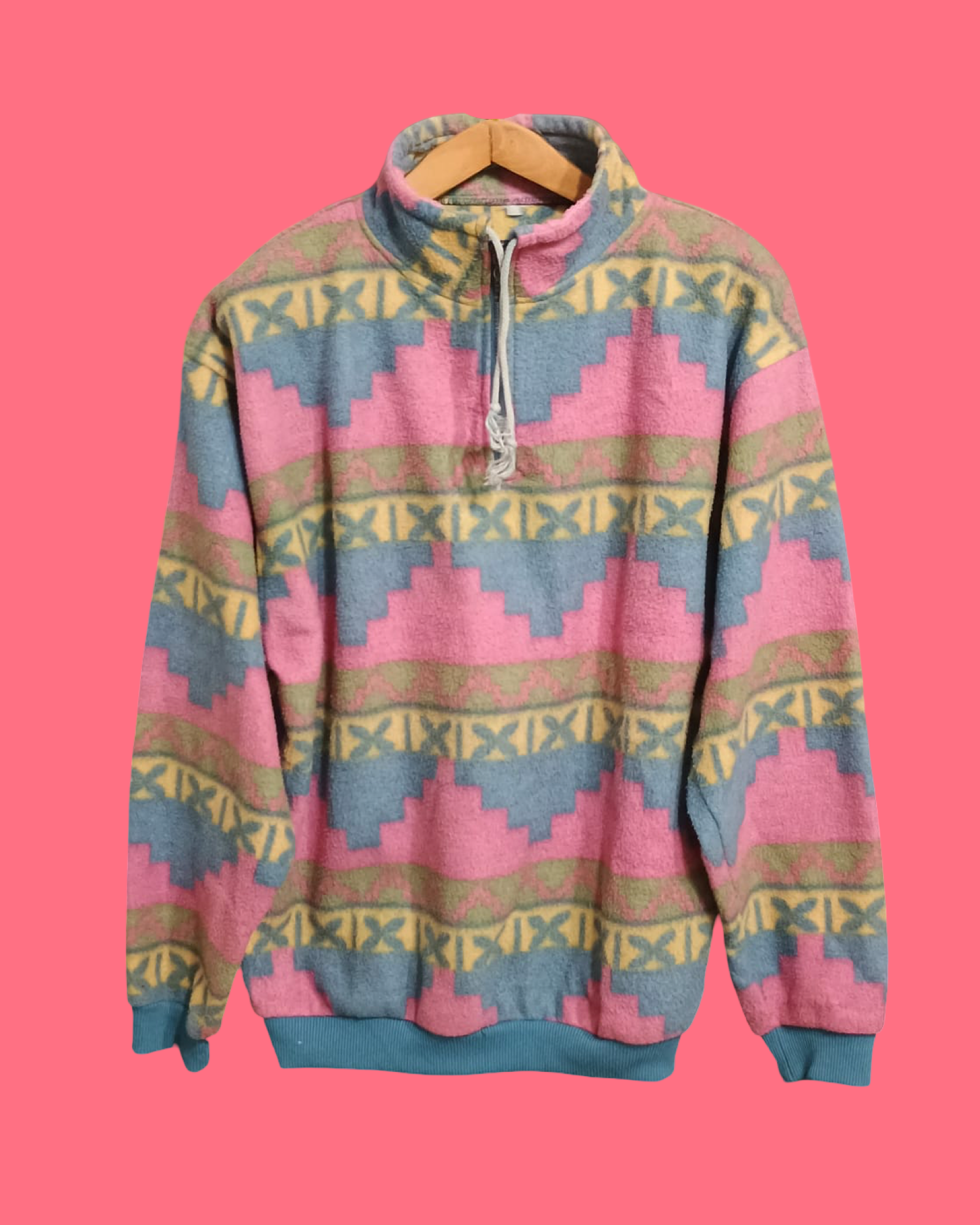 Vintage Multicolor Fantasy 90's Sweatshirt Unisex Size L