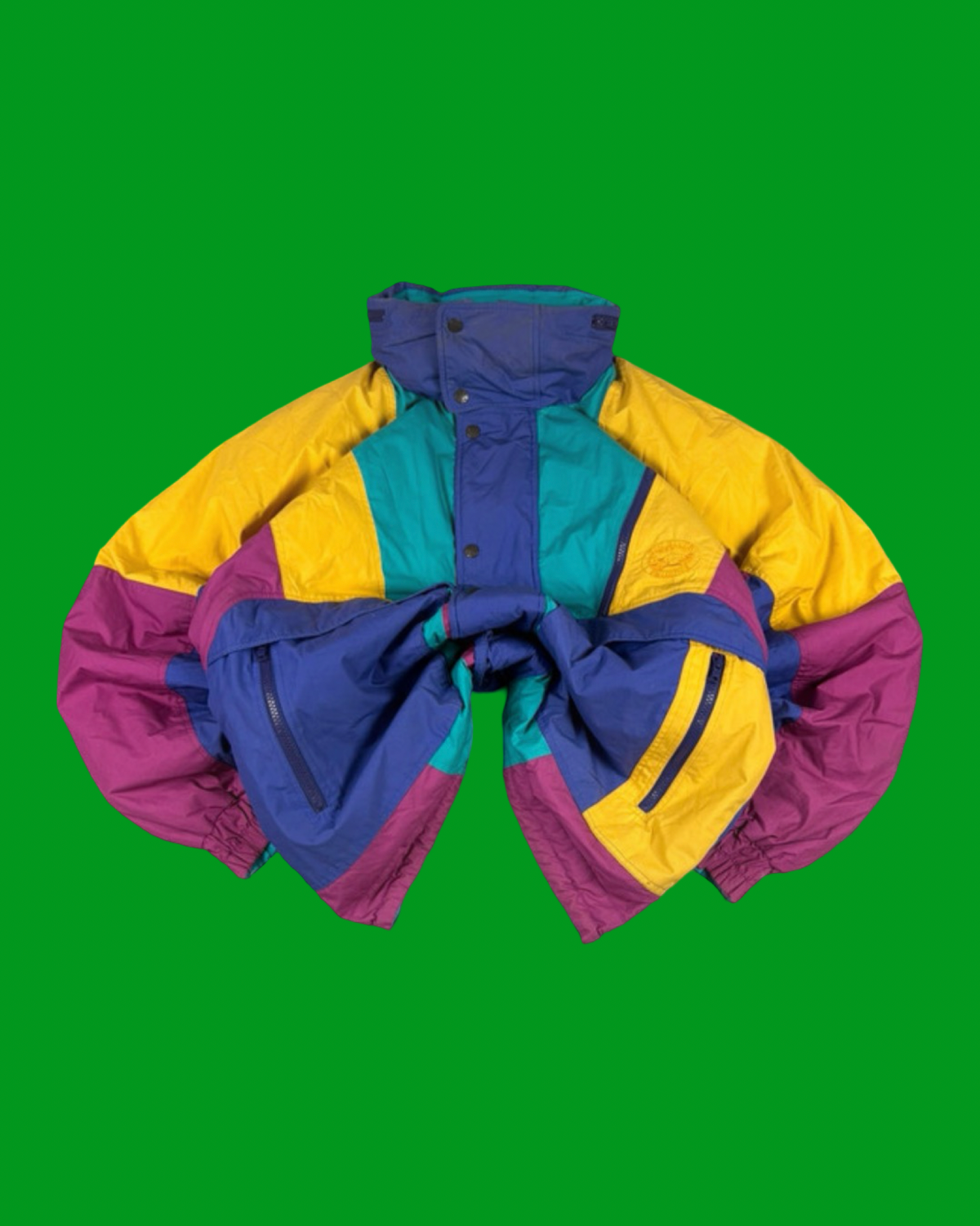Vintage Multicolor Fantasy 90's Snow Jacket Unisex Size L