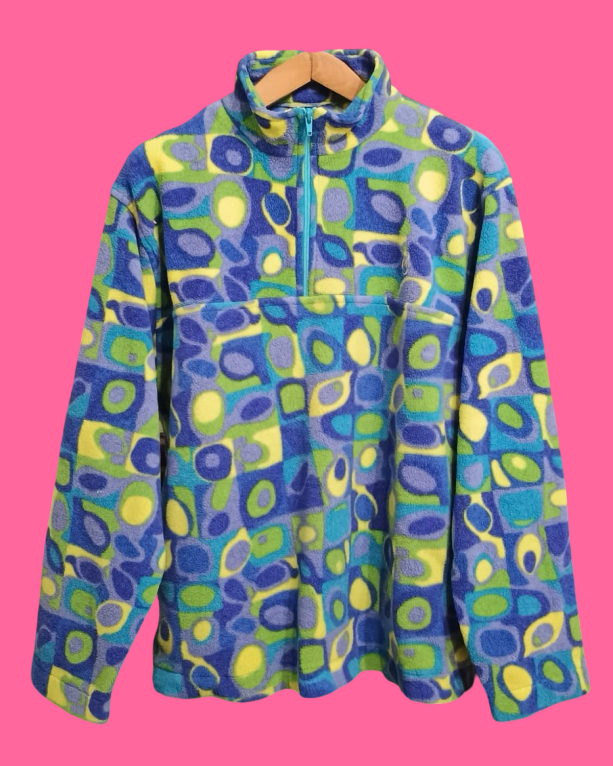 Vintage Multicolor Fantasy 90's Fleece Woman Size S