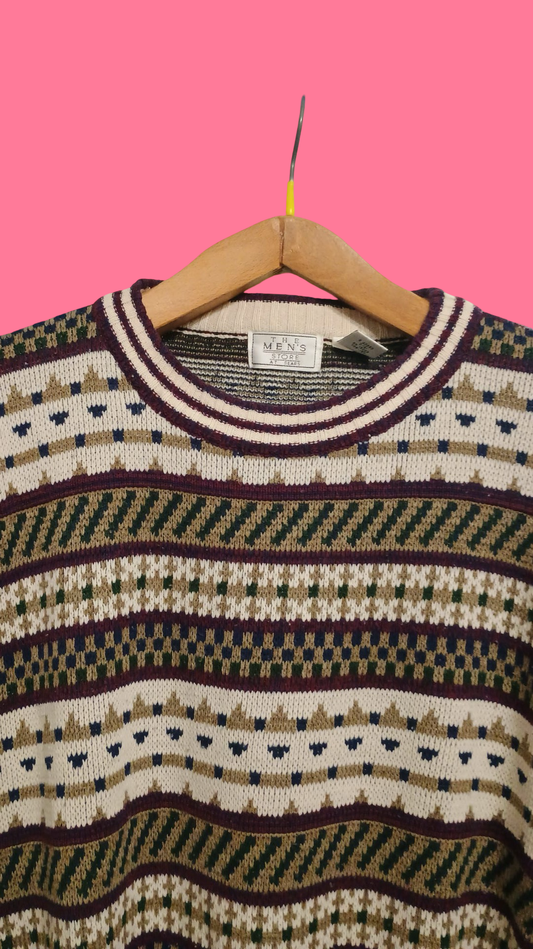 Vintage Multicolor Fantasy 90's Sweater Unisex Size XL