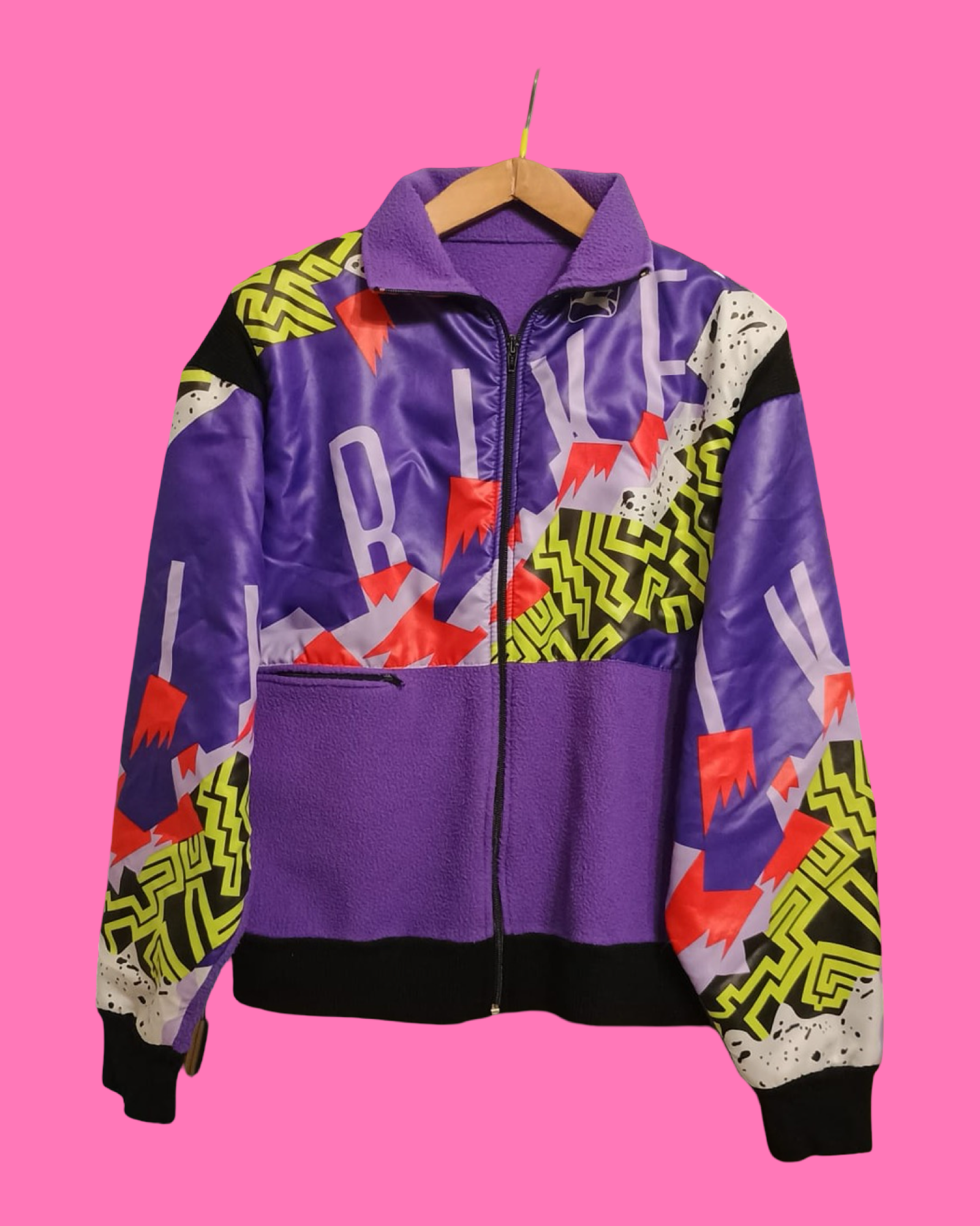 Vintage Multicolor Fantasy 90's Fleece Unisex Size M