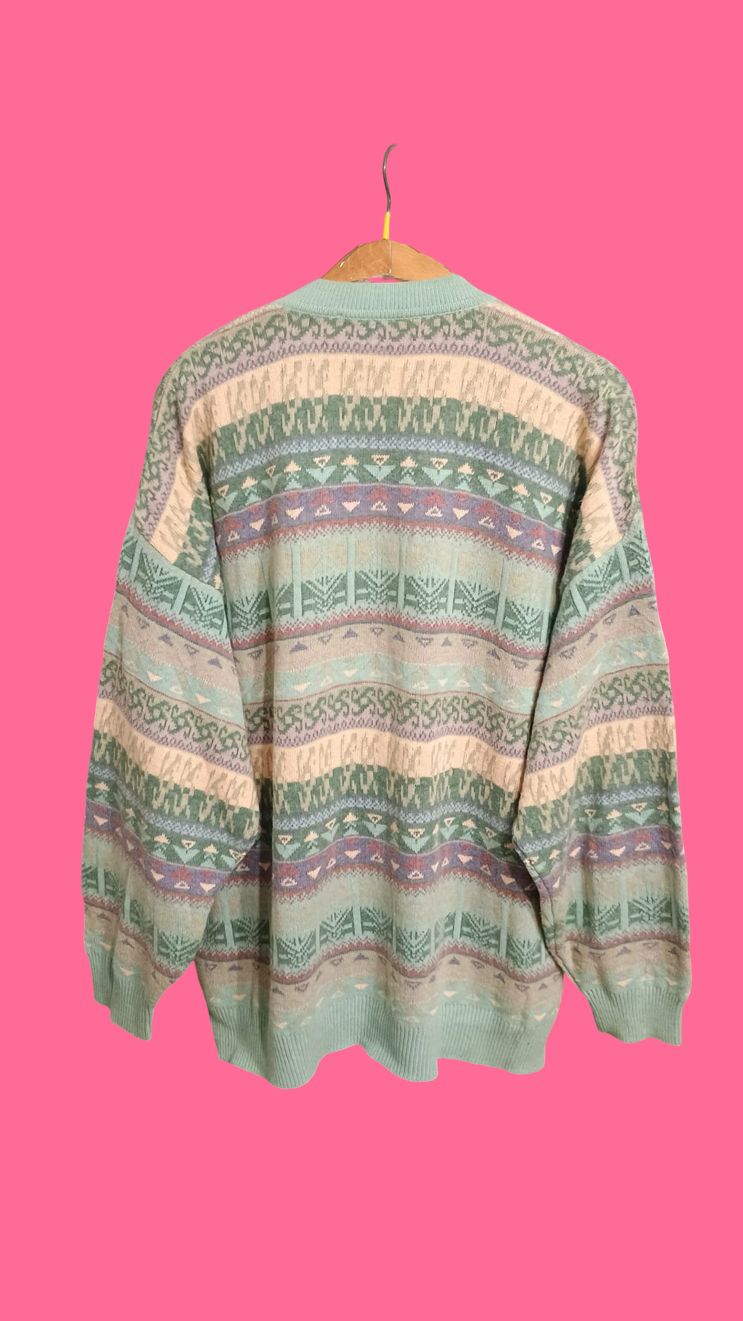 Vintage Multicolor Fantasy 90's Sweater Unisex Size XL