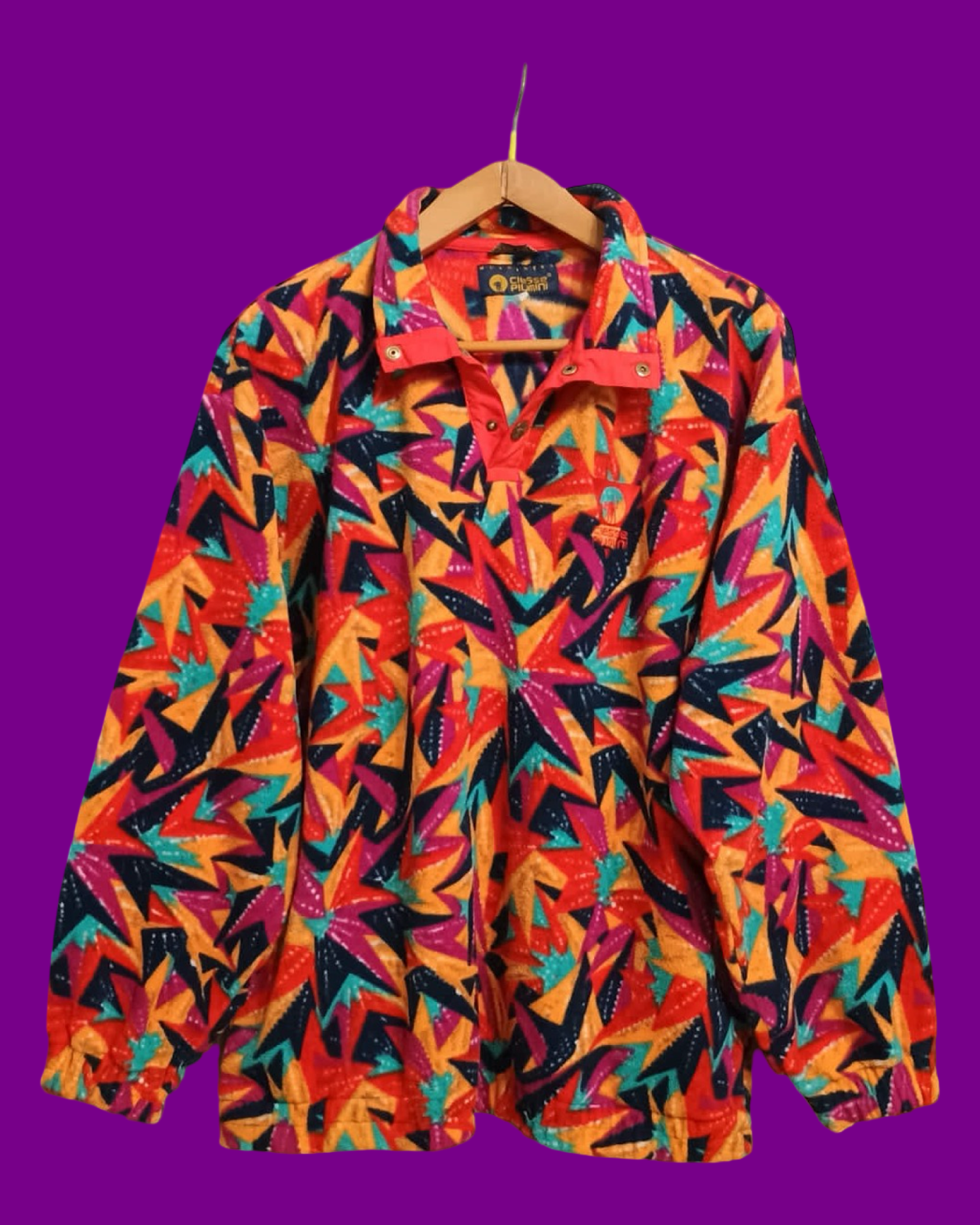 Vintage Multicolor Fantasy 90's Fleece Unisex Size XL
