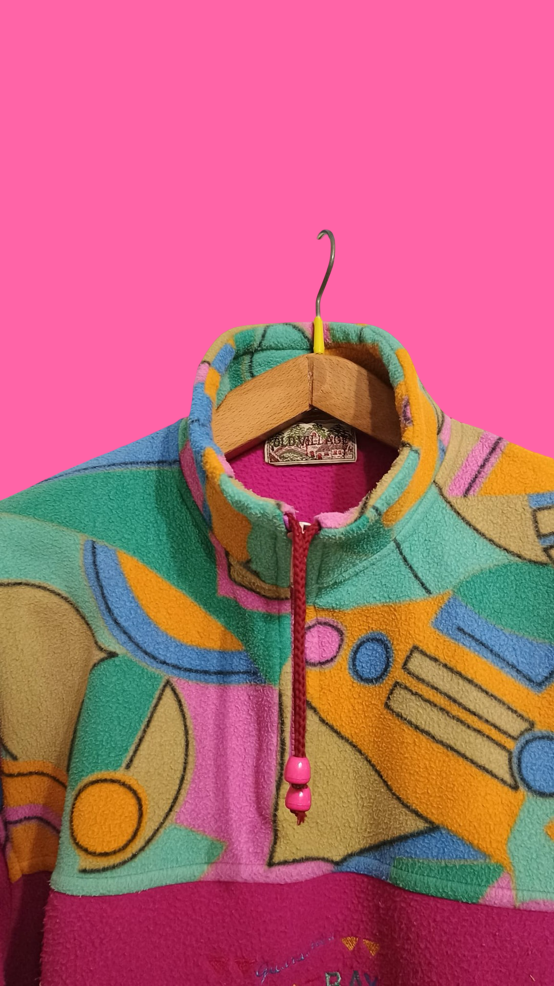 Vintage Multicolor Fantasy 90's Fleece Unisex Size L