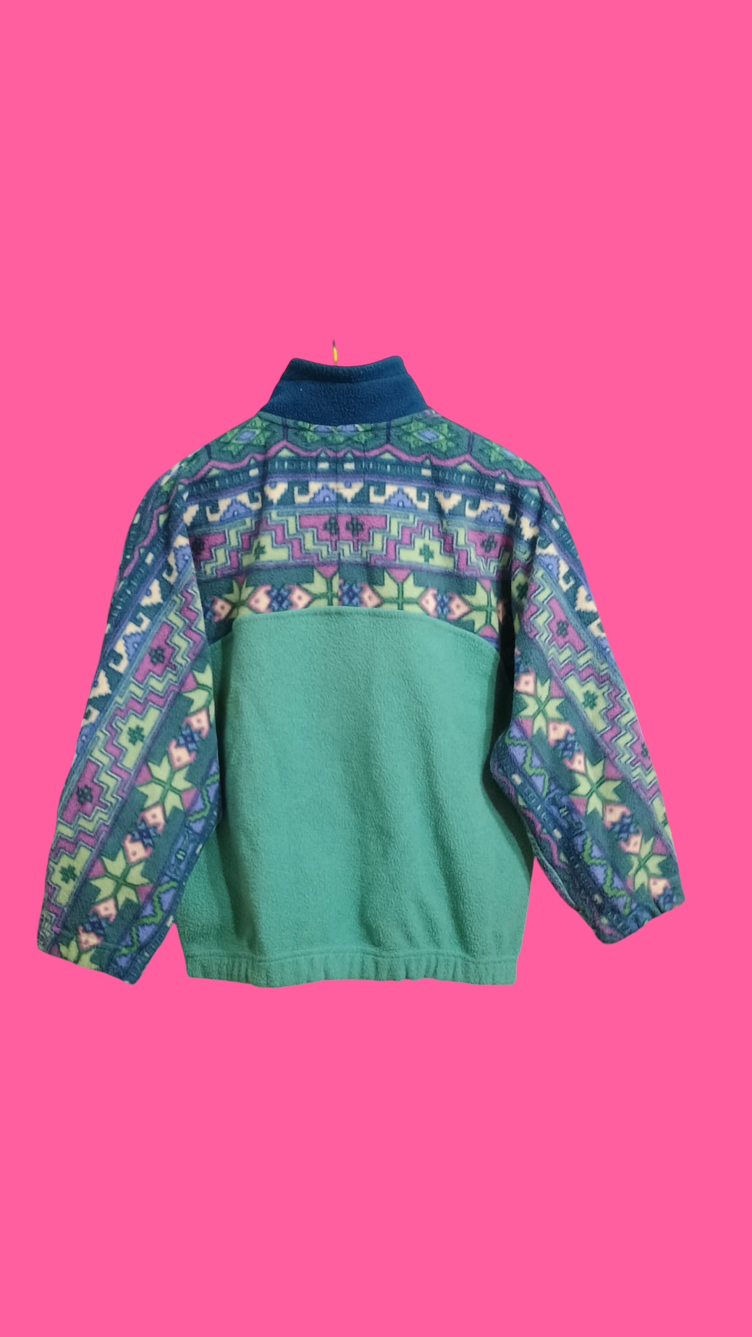 Vintage Multicolor Fantasy 90's Fleece Woman Size S