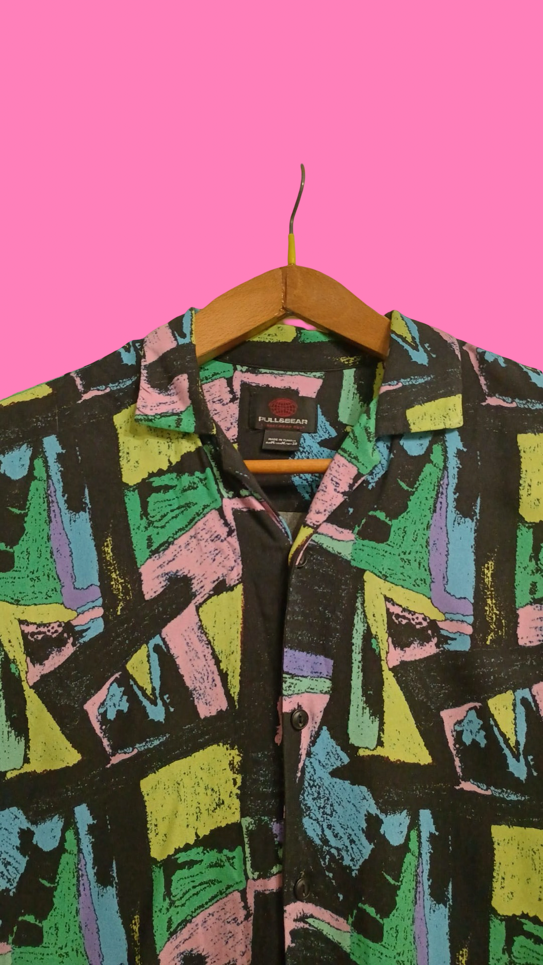 Vintage Style Multicolor Fantasy Shirt Unisex Size M