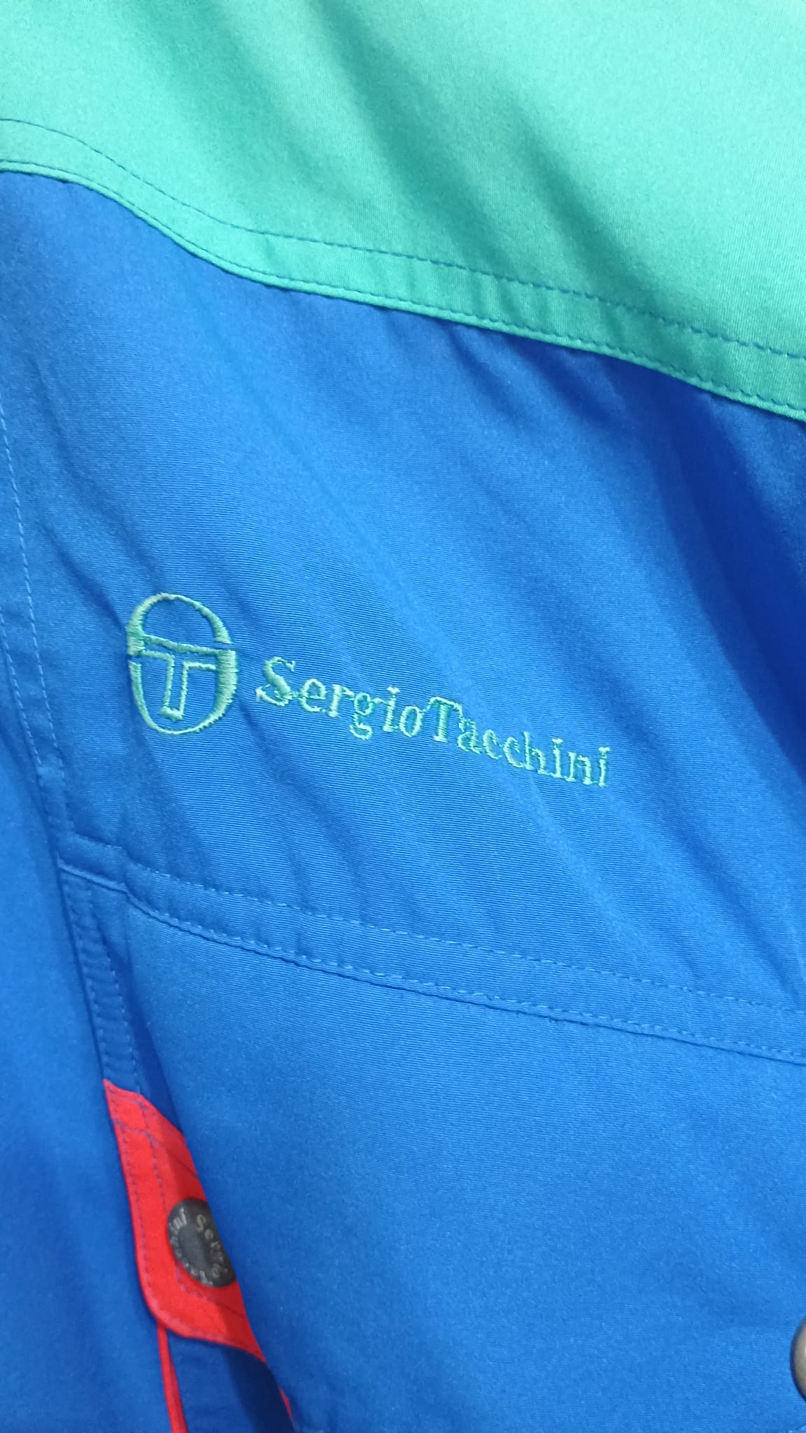 Vintage Multicolor Fantasy 90's Sergio Tacchini Snow Jacket Unisex Size XL