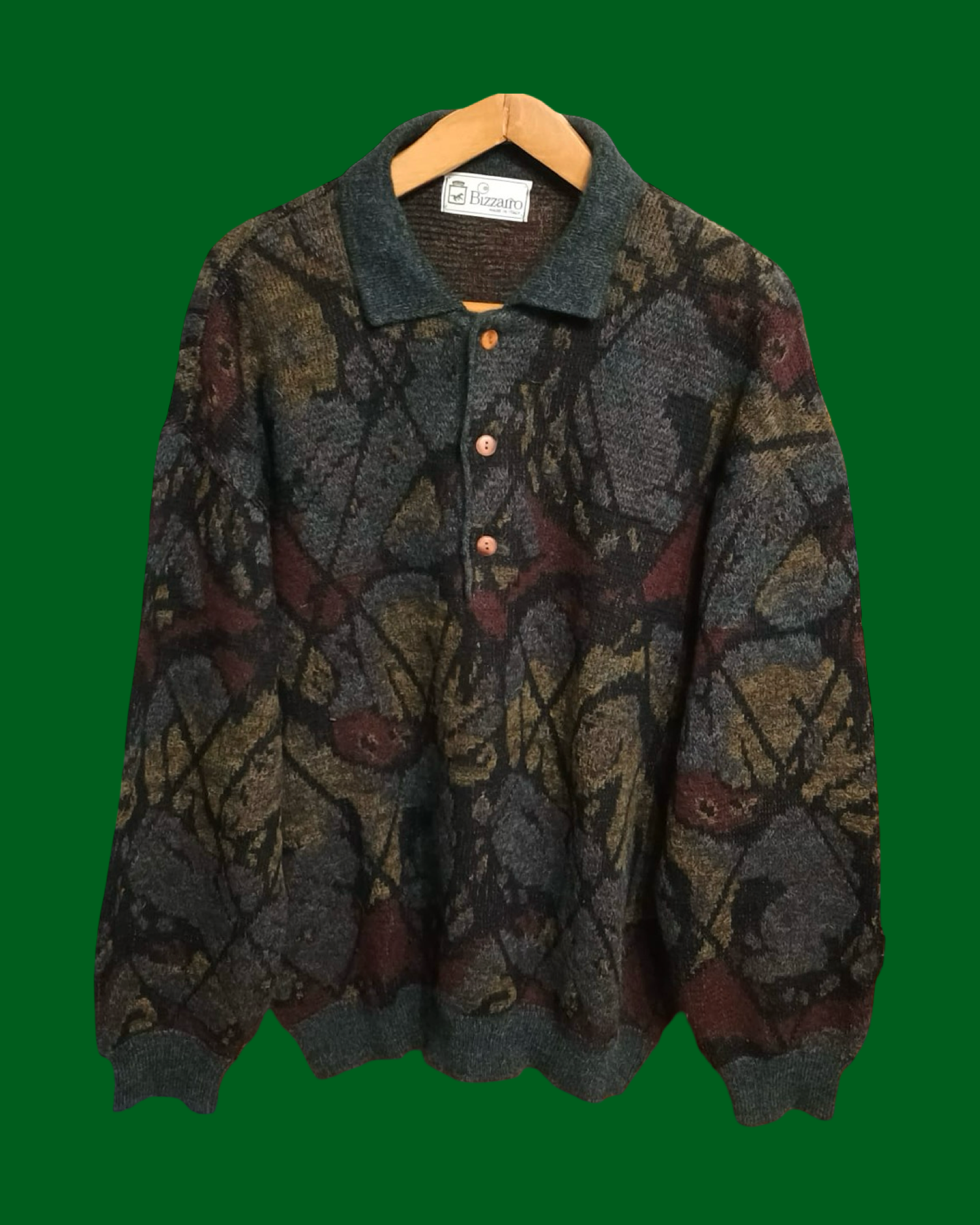 Vintage Multicolor Fantasy 90's Sweater Unisex Size XL