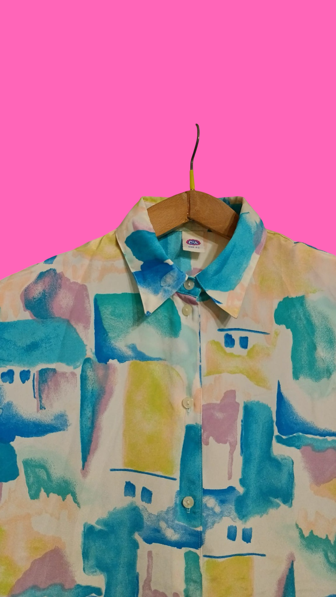 Vintage Multicolor Fantasy 90's Shirt Unisex Size L
