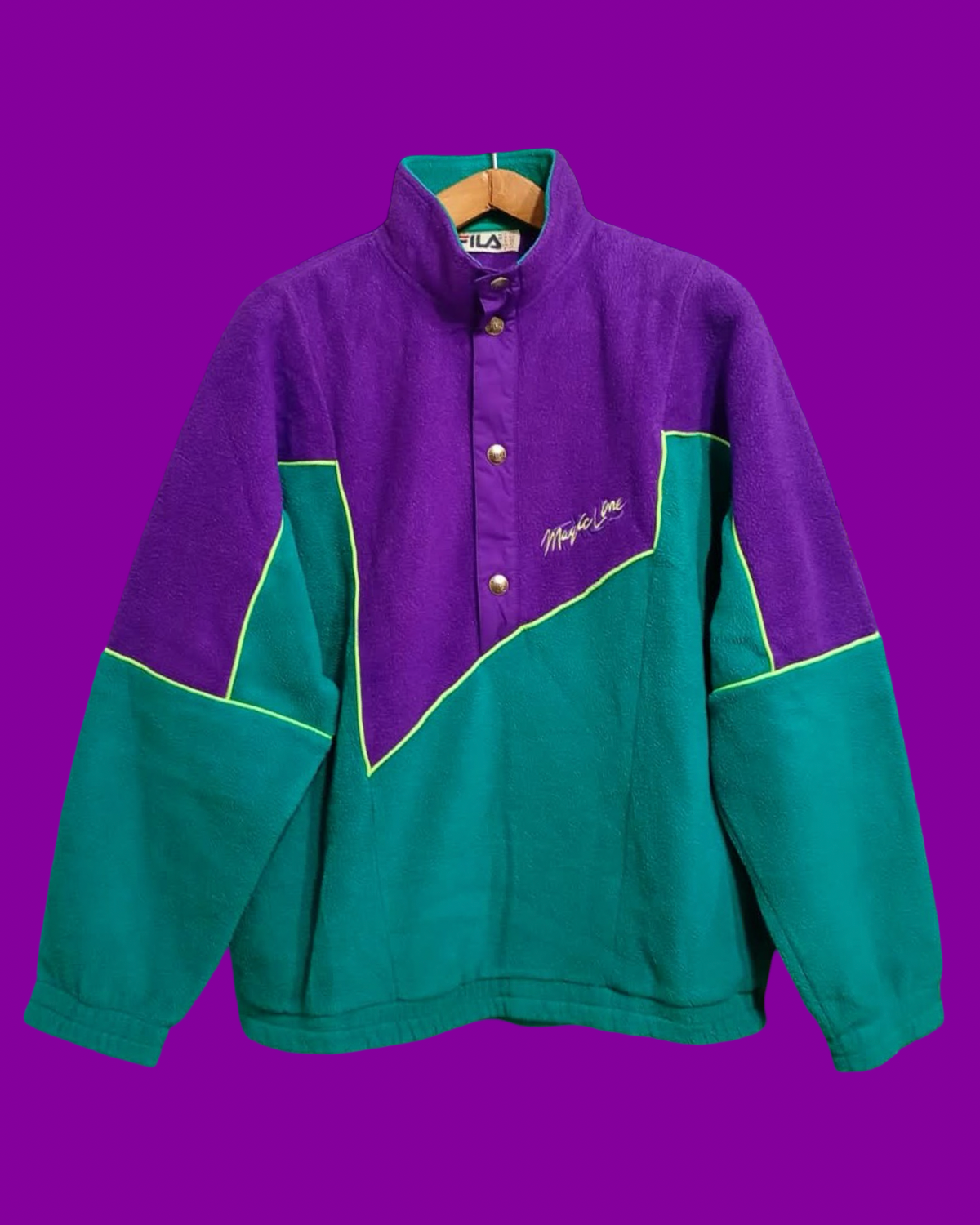 Vintage Multicolor Fantasy 90's Fila Rare Fleece Unisex Size L