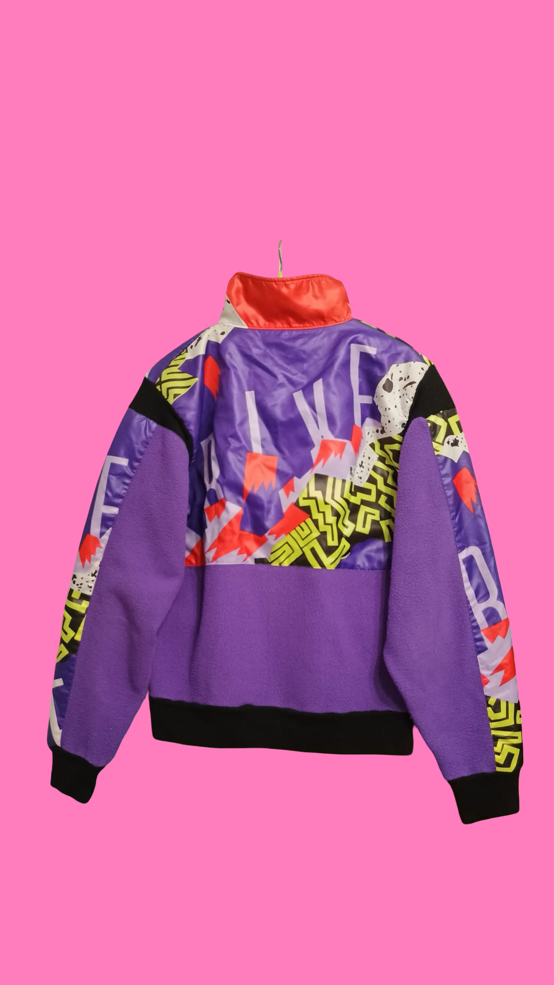 Vintage Multicolor Fantasy 90's Fleece Unisex Size M