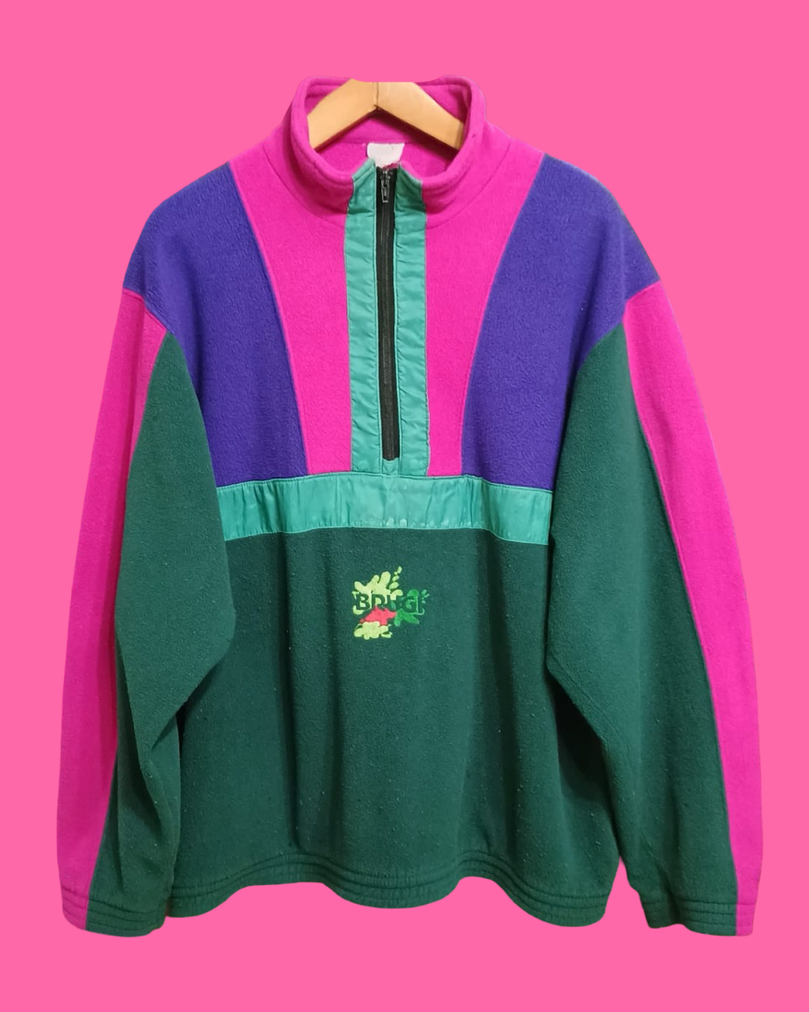Vintage Multicolor Fantasy 90's Fleece Unisex Size L