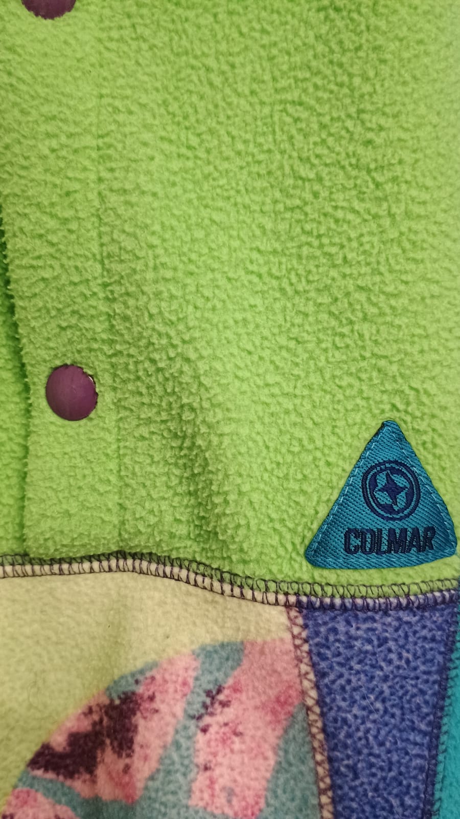 Vintage Colmar Multicolor Fantasy 90's Sweatshirt Woman Size S