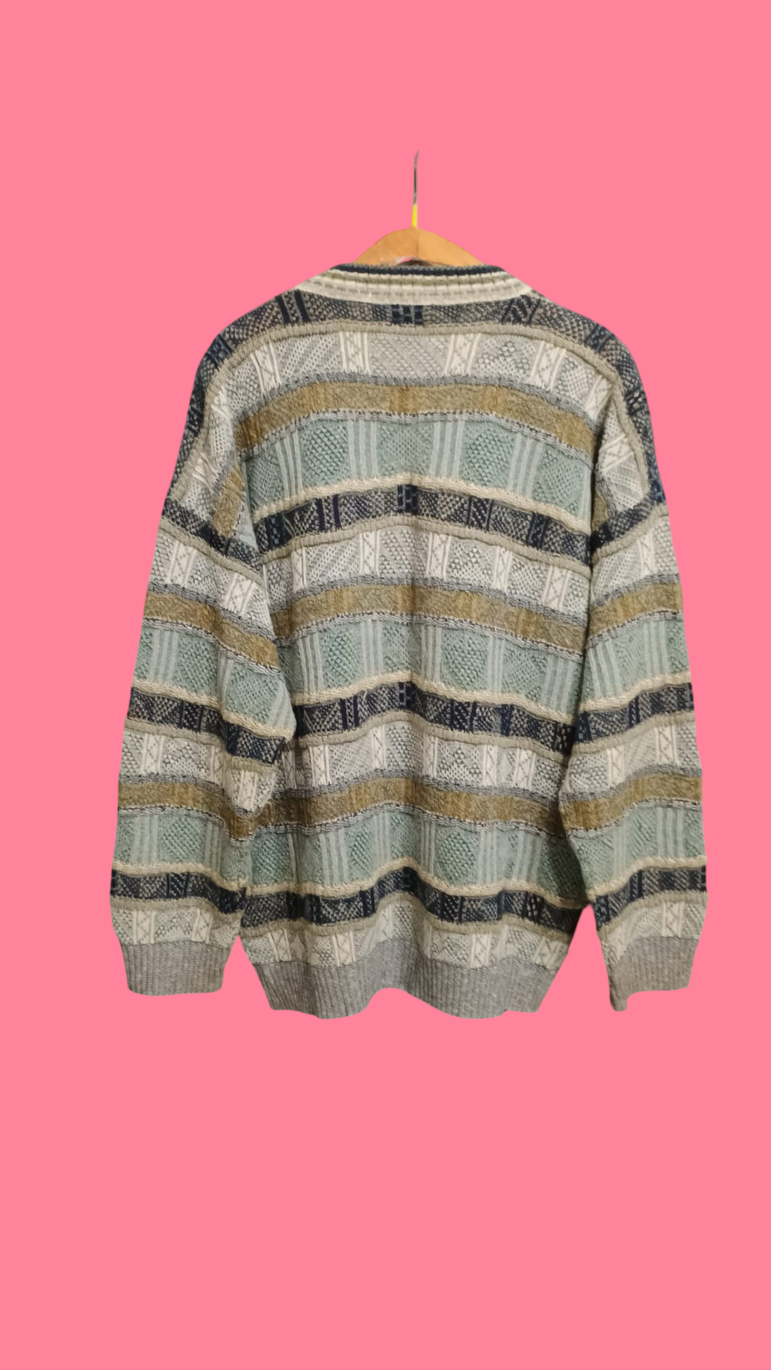 Vintage Multicolor Fantasy 90's Cardigan Unisex Size L