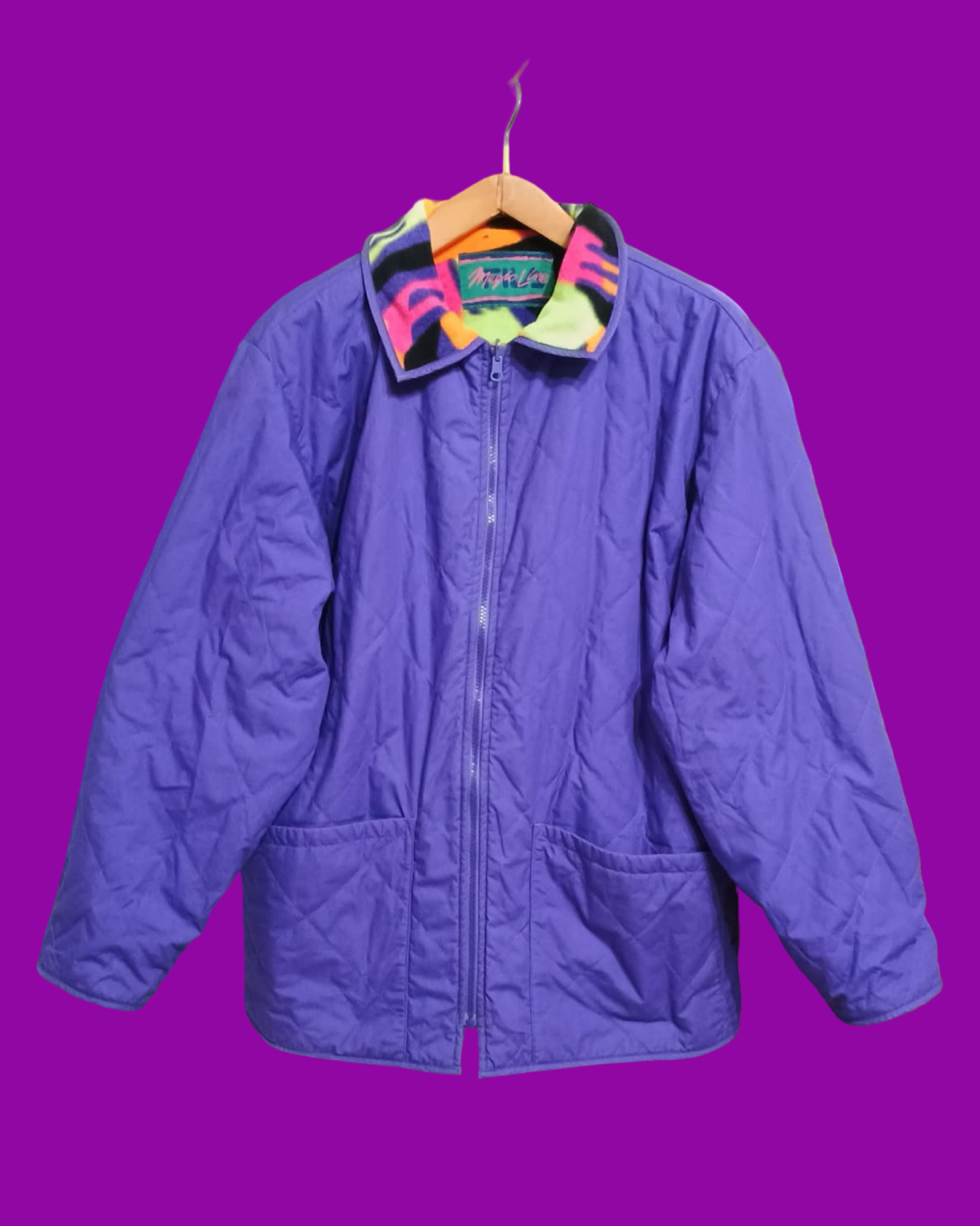 Vintage Multicolor Fantasy 90's Fila Pile Snow Jacket Unisex Size XL