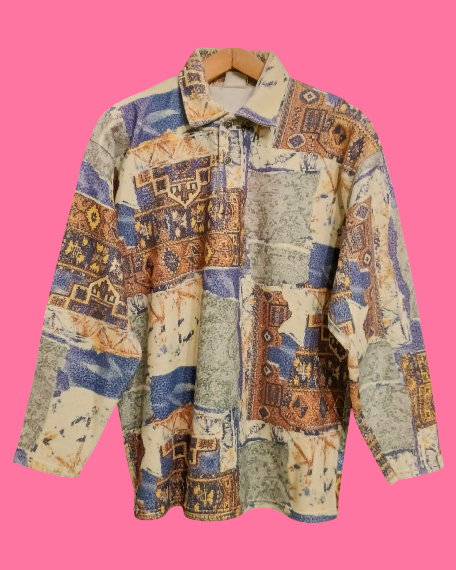 Vintage Multicolor Fantasy 90's Sweatshirt Unisex Size L