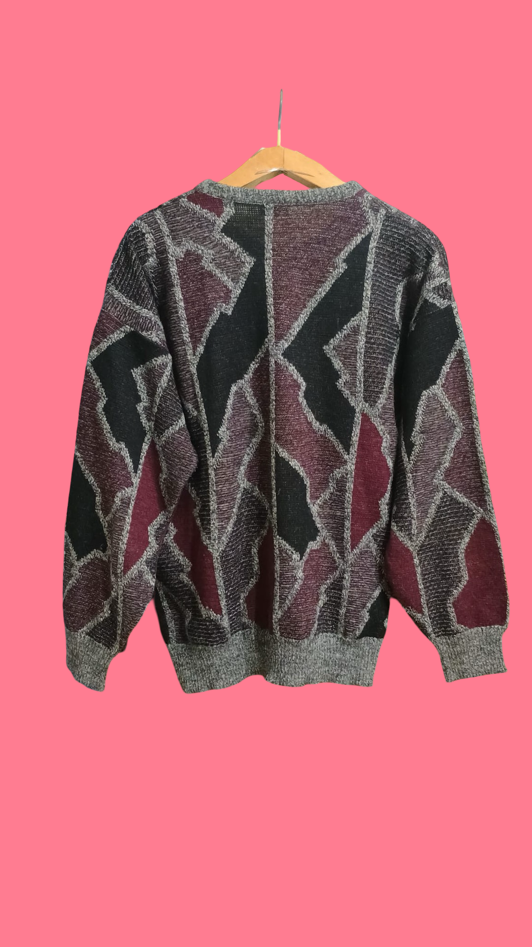 Vintage Multicolor Fantasy 90's Sweater Unisex Size M